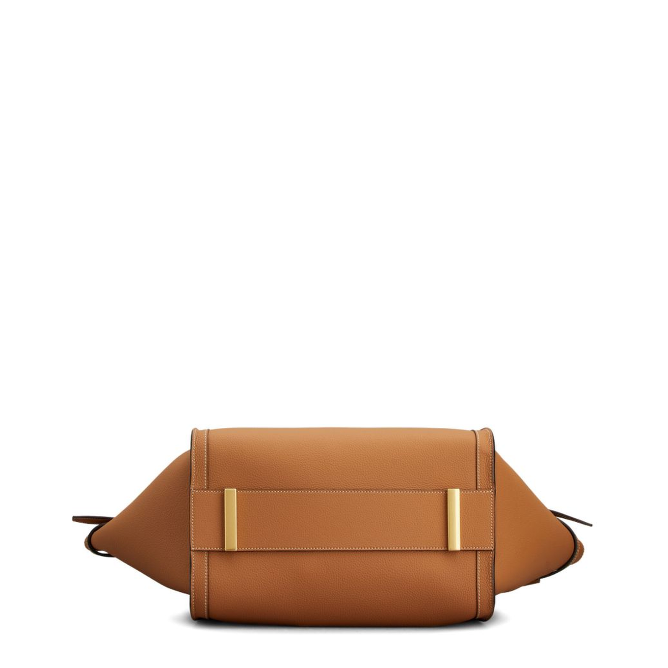 Medium Calf Leather Shopping Bag - Brown - Image 4