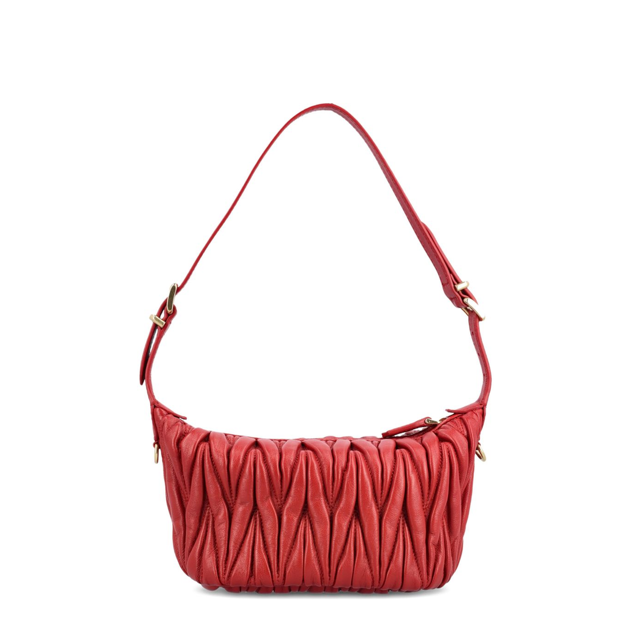 Matelassé Nappa Leather Pouch In Briar - Image 2