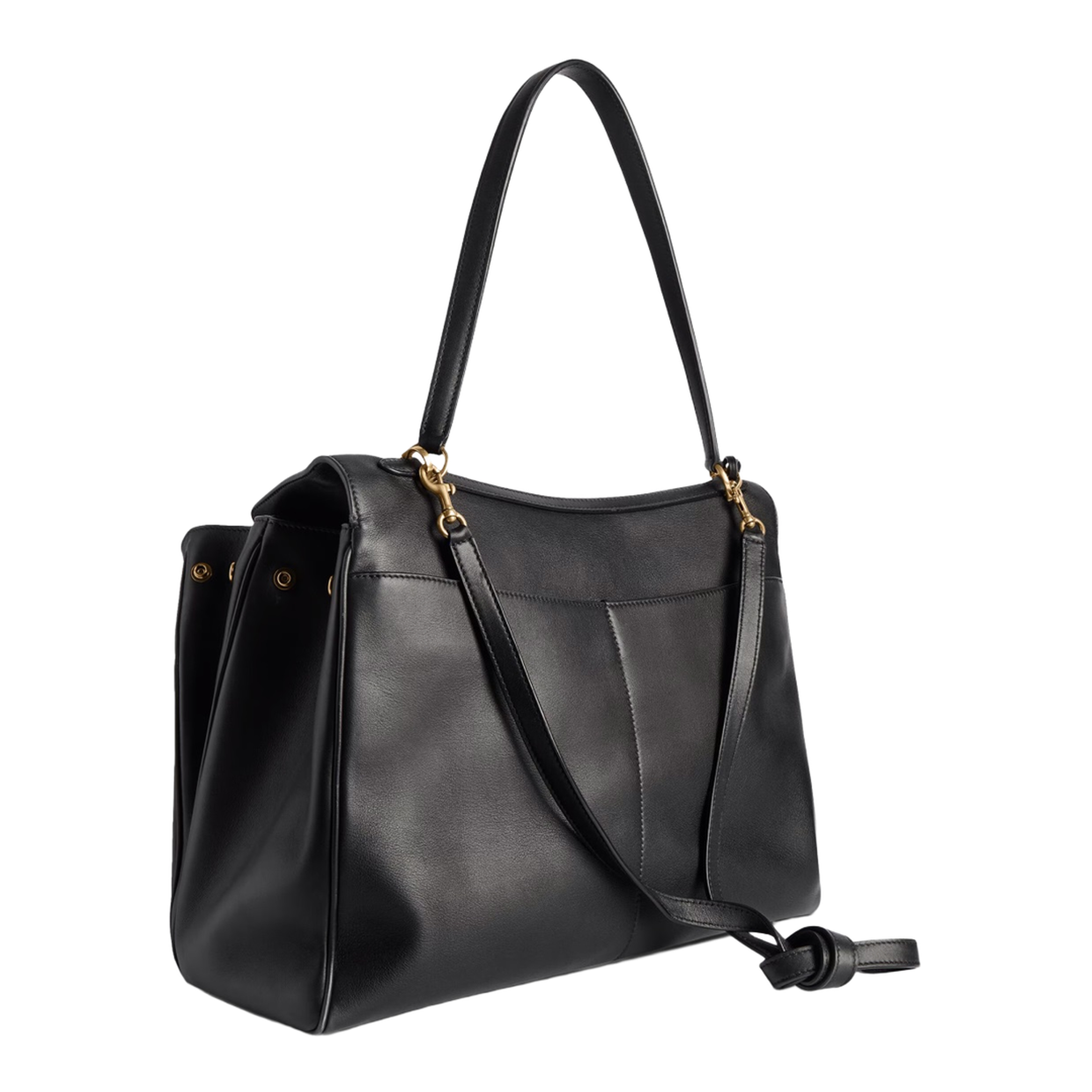 Rodeo Large Calfskin Handbag - Black - Image 3