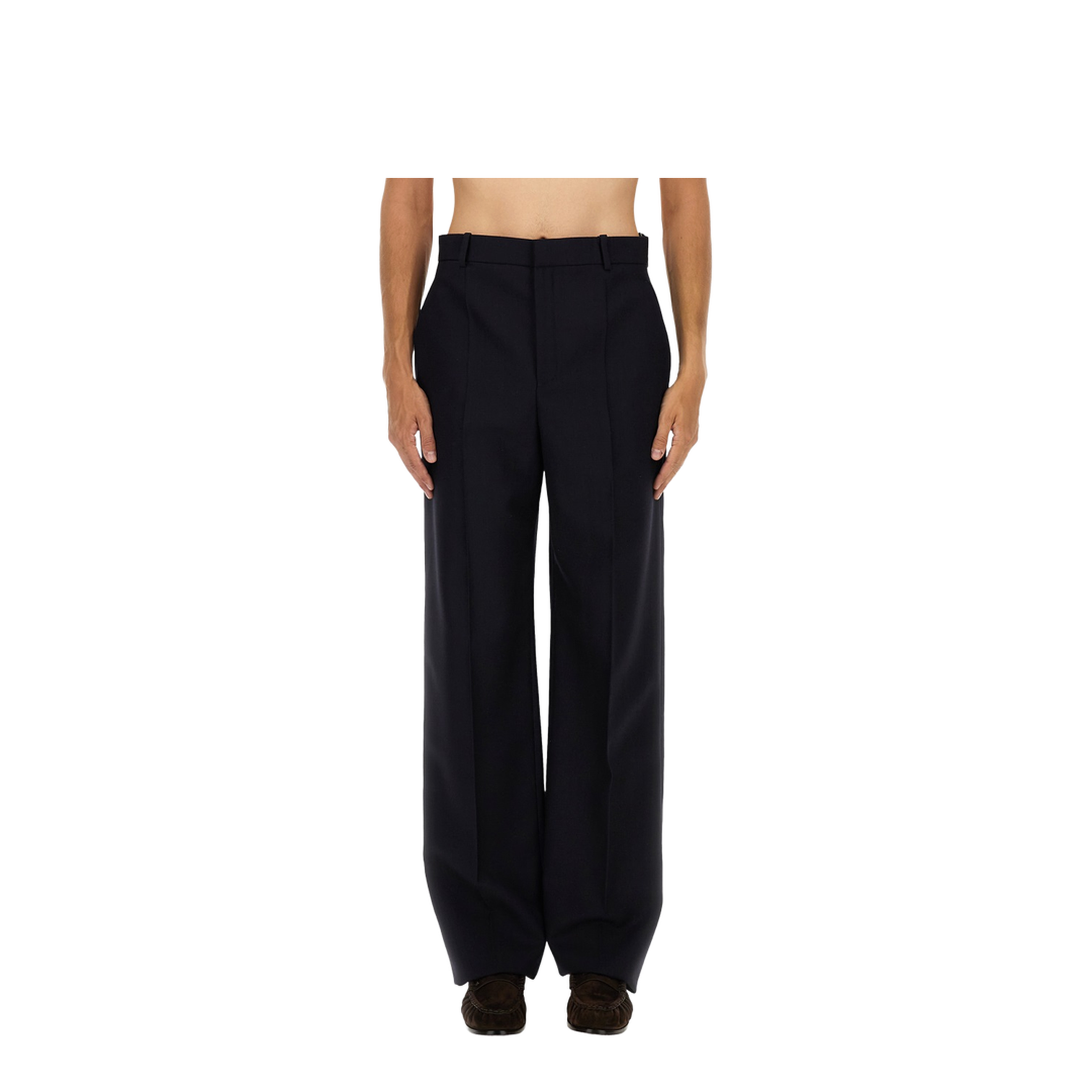 Chiné Wool Trousers - Image 1