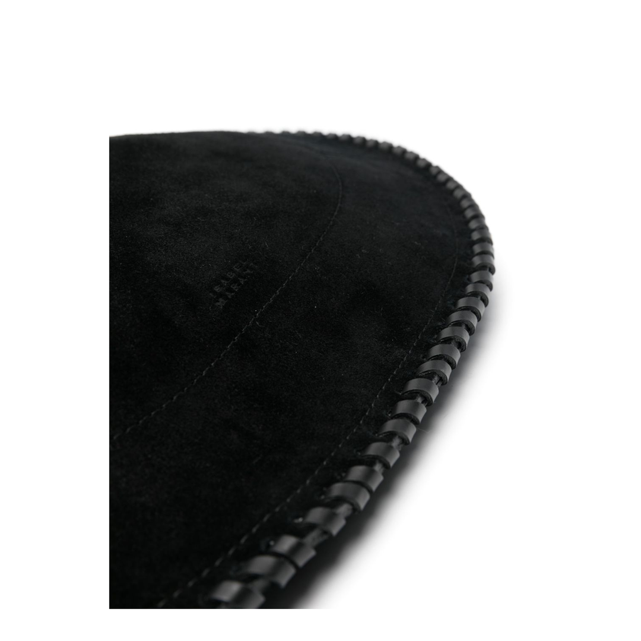Suede Calfskin Hobo Bag - Black - Image 4
