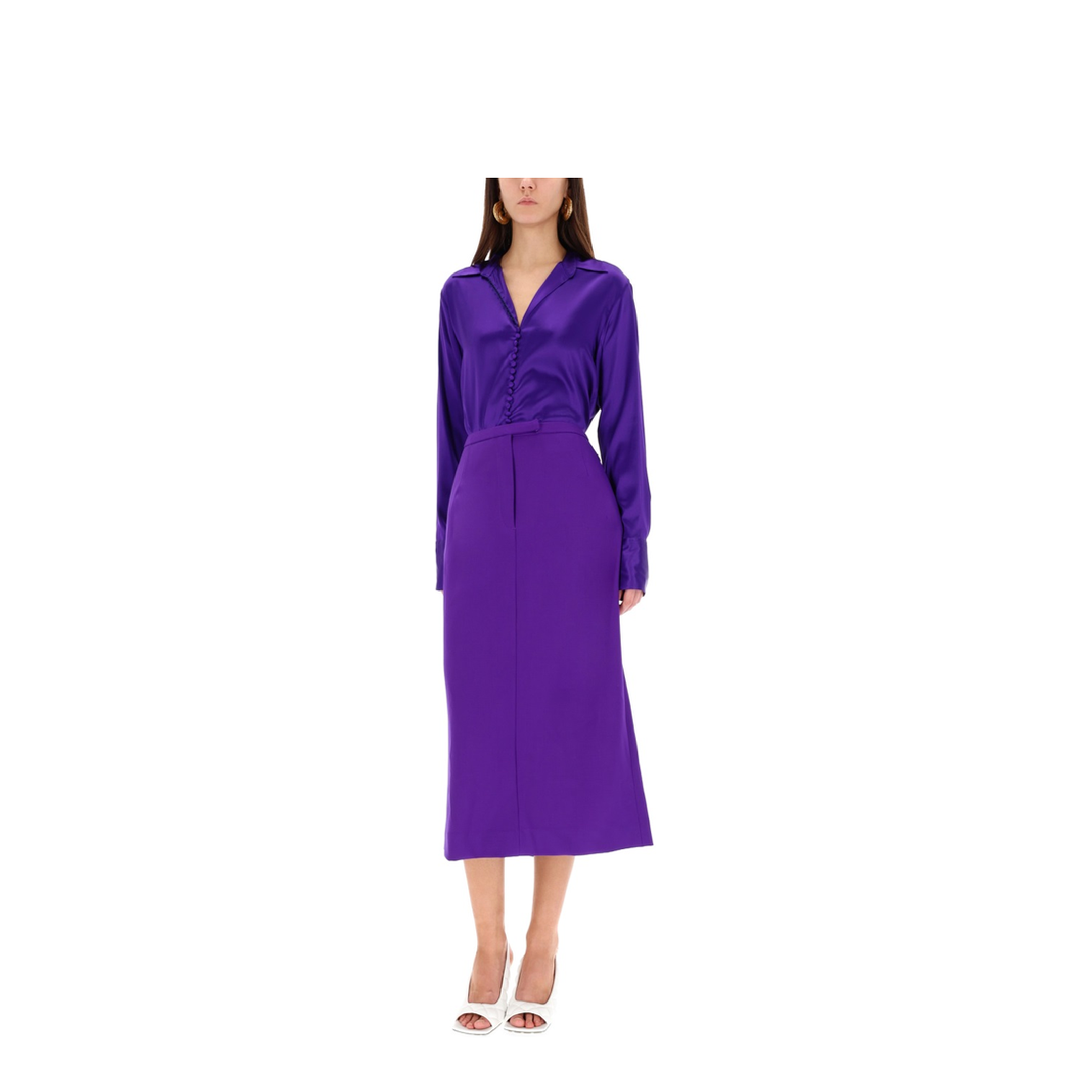 Purple Silk Shirt - Image 2