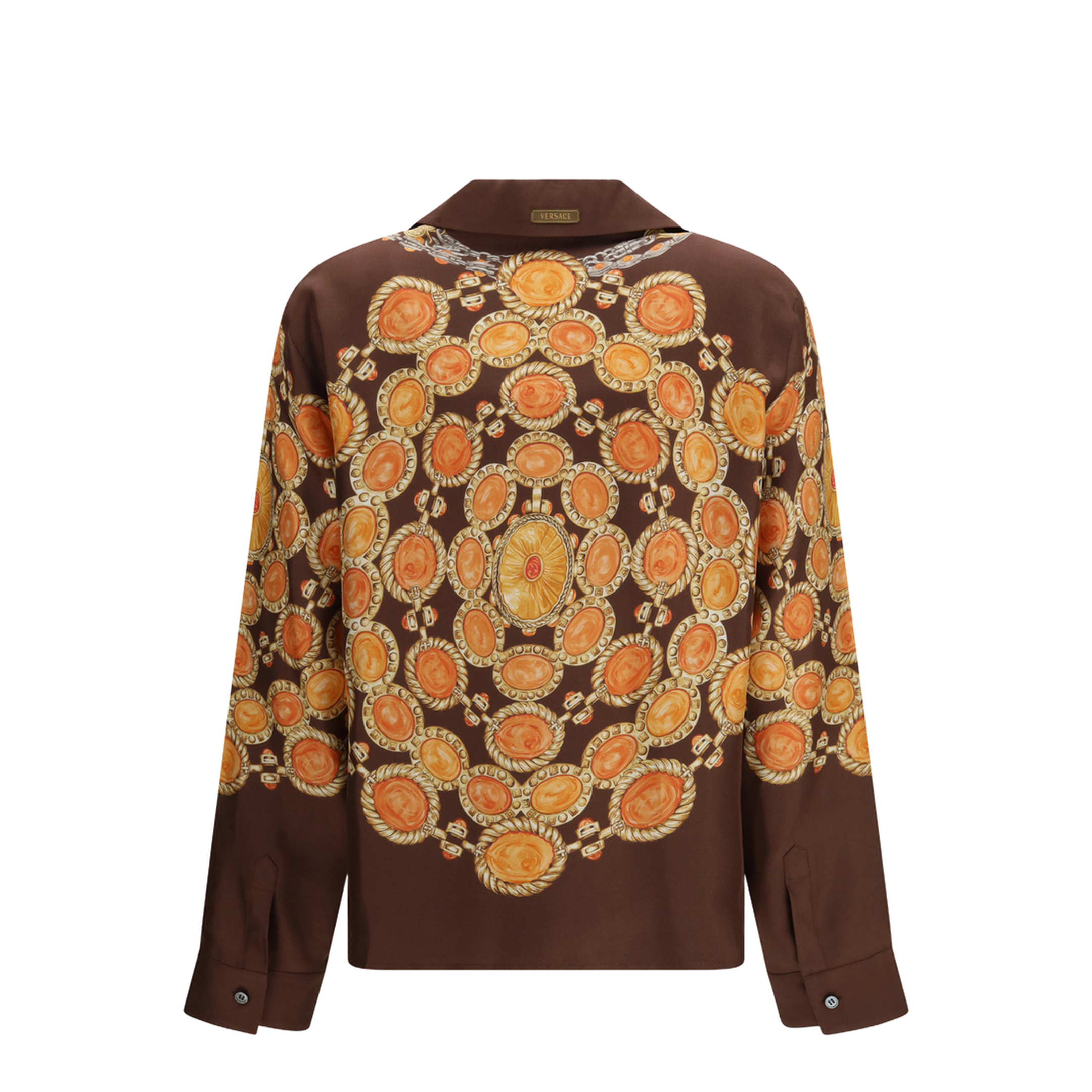 Chain Print Buttoned Shirt - Image 2