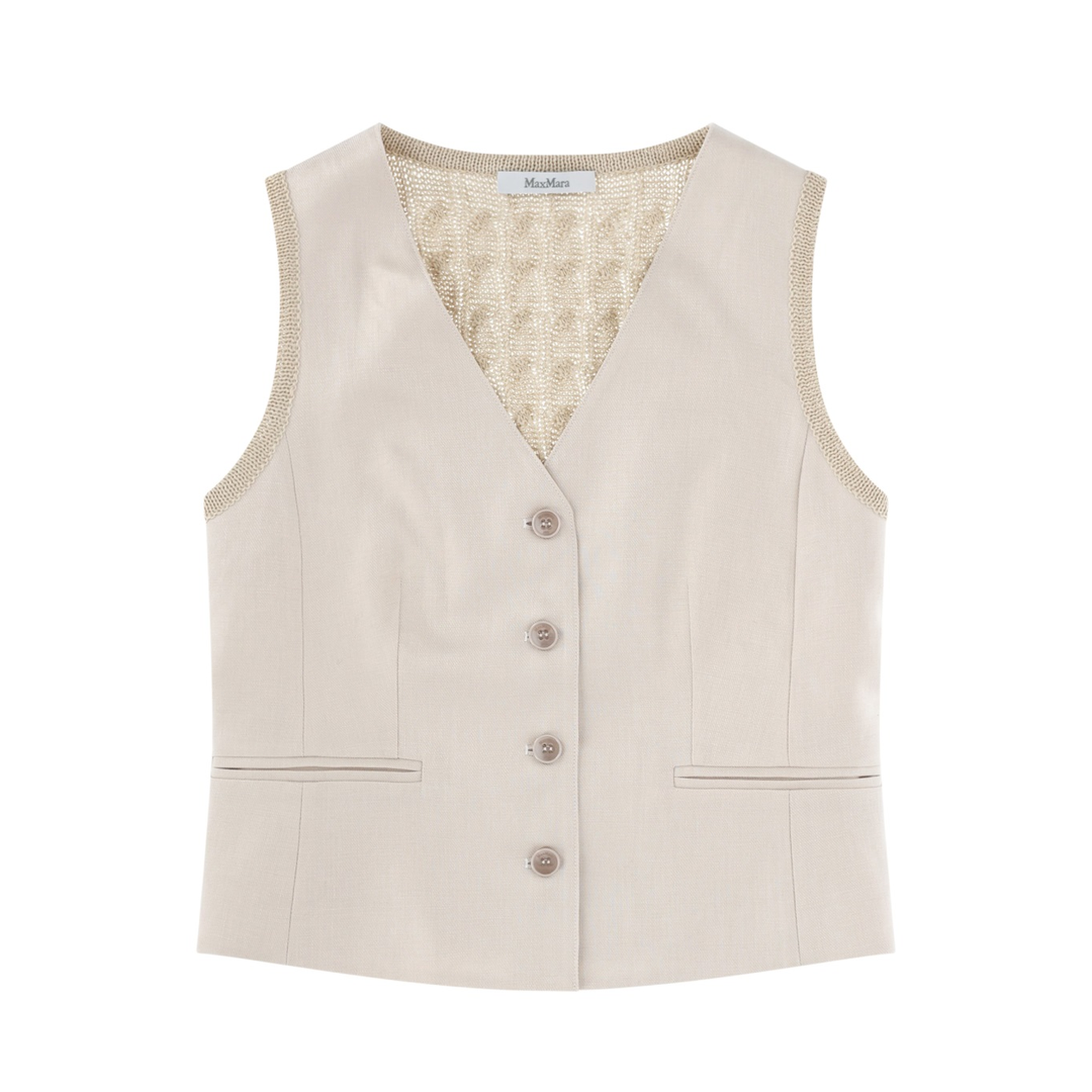 Gilet Calibri In Lino - Image 1