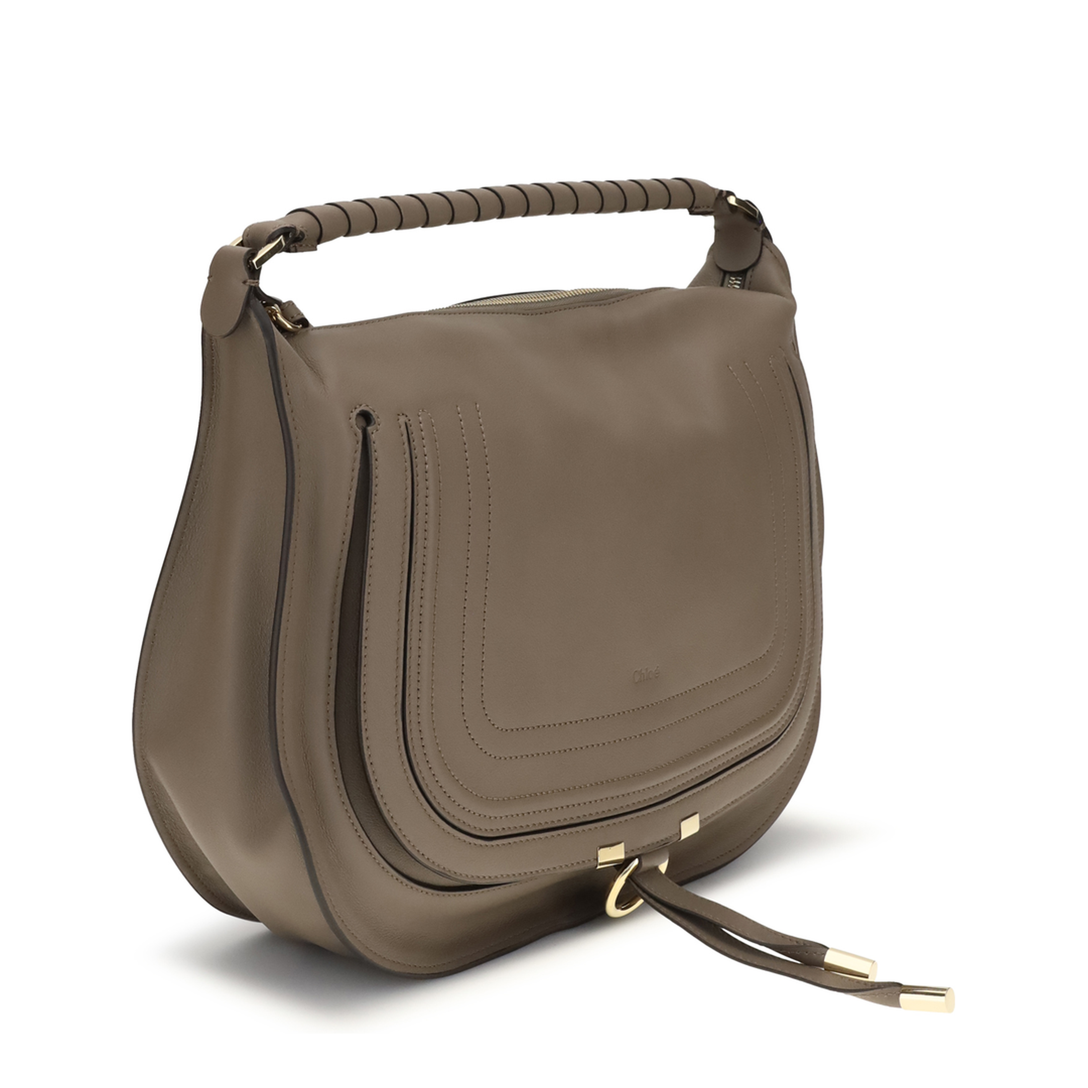 Marcie Calfskin Shoulder Bag - Clay Brown - Image 2