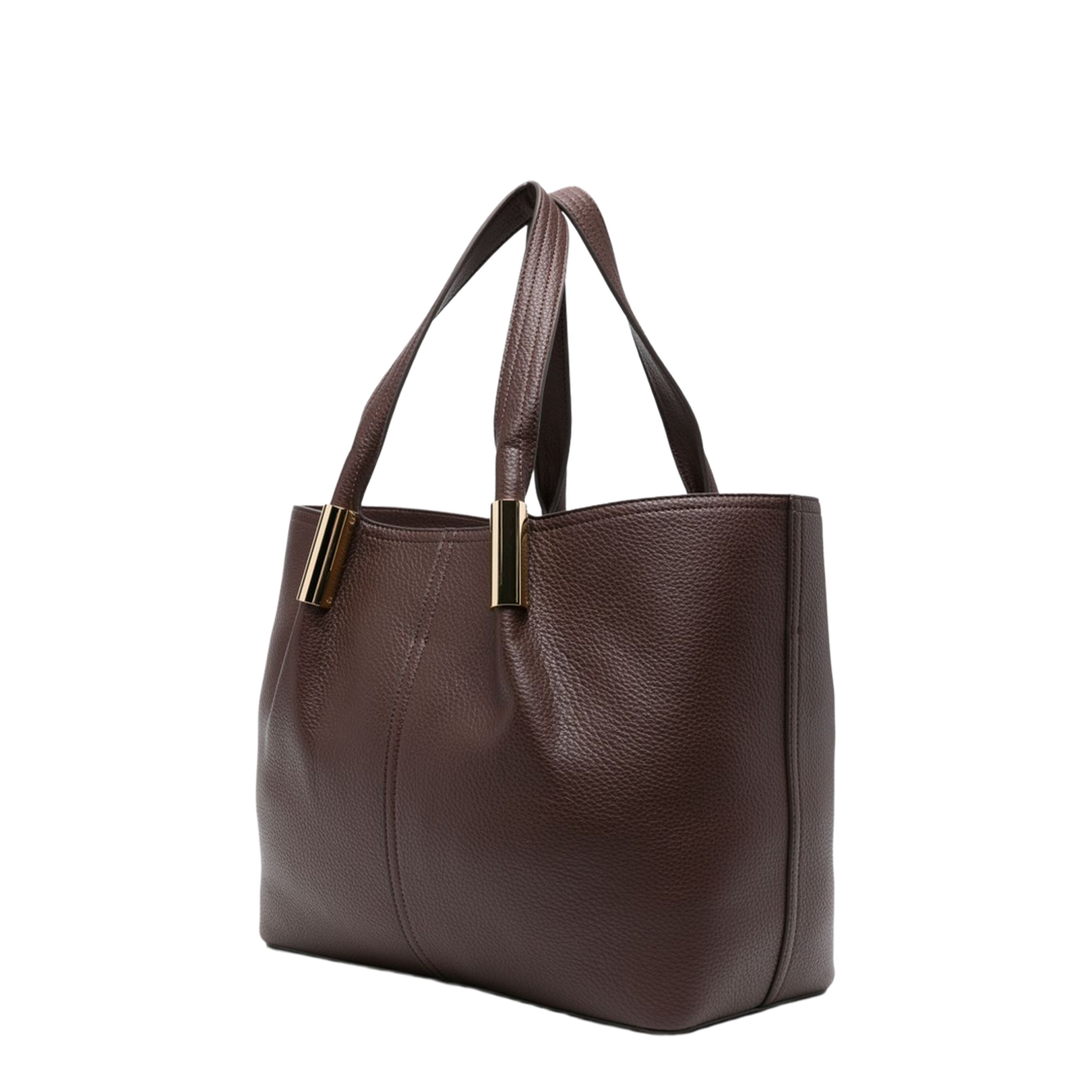 Logo Details Large Polyester-Polyurethane Tote Bag - Brown sugar - Image 2
