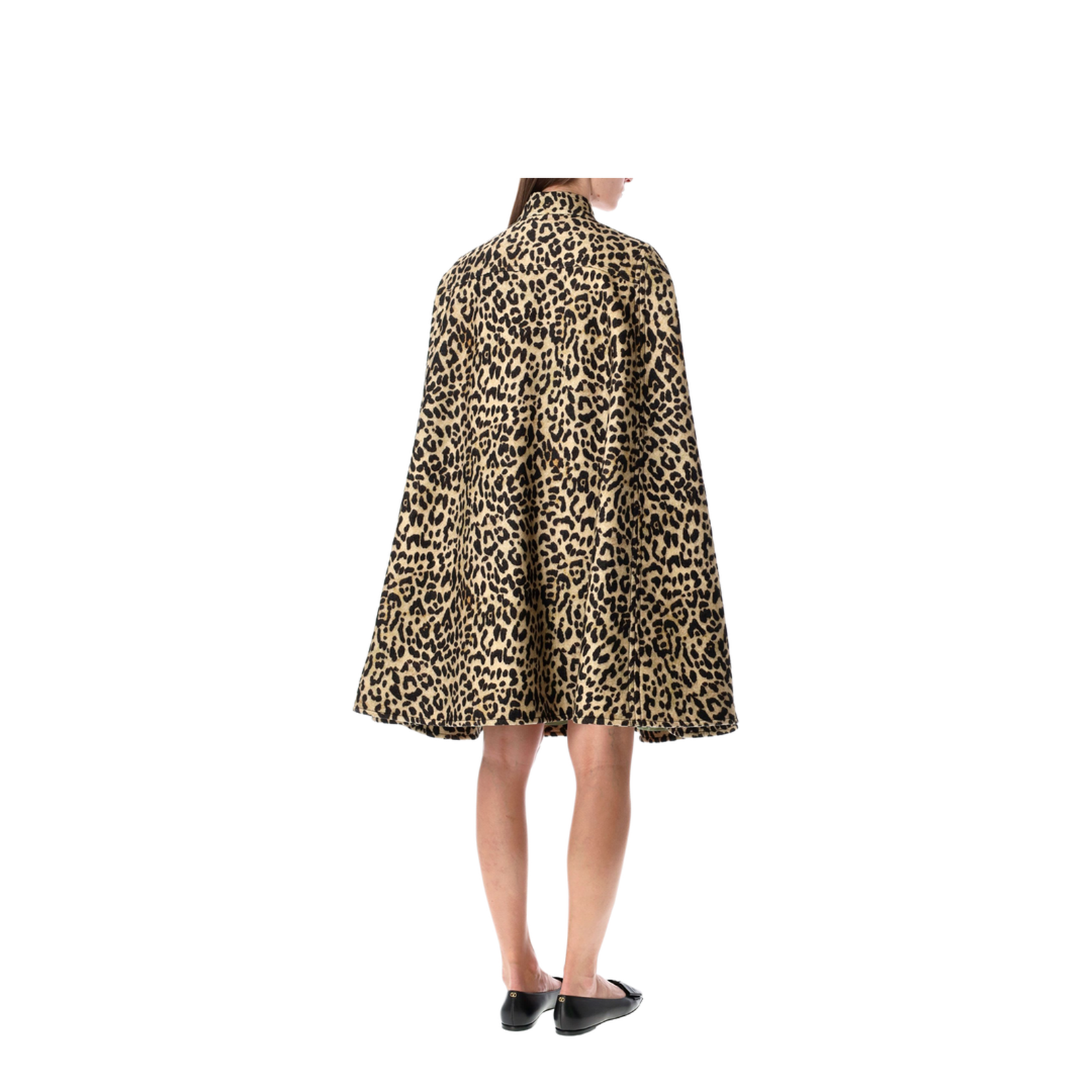 Cape In Wool Animal Print - Image 2