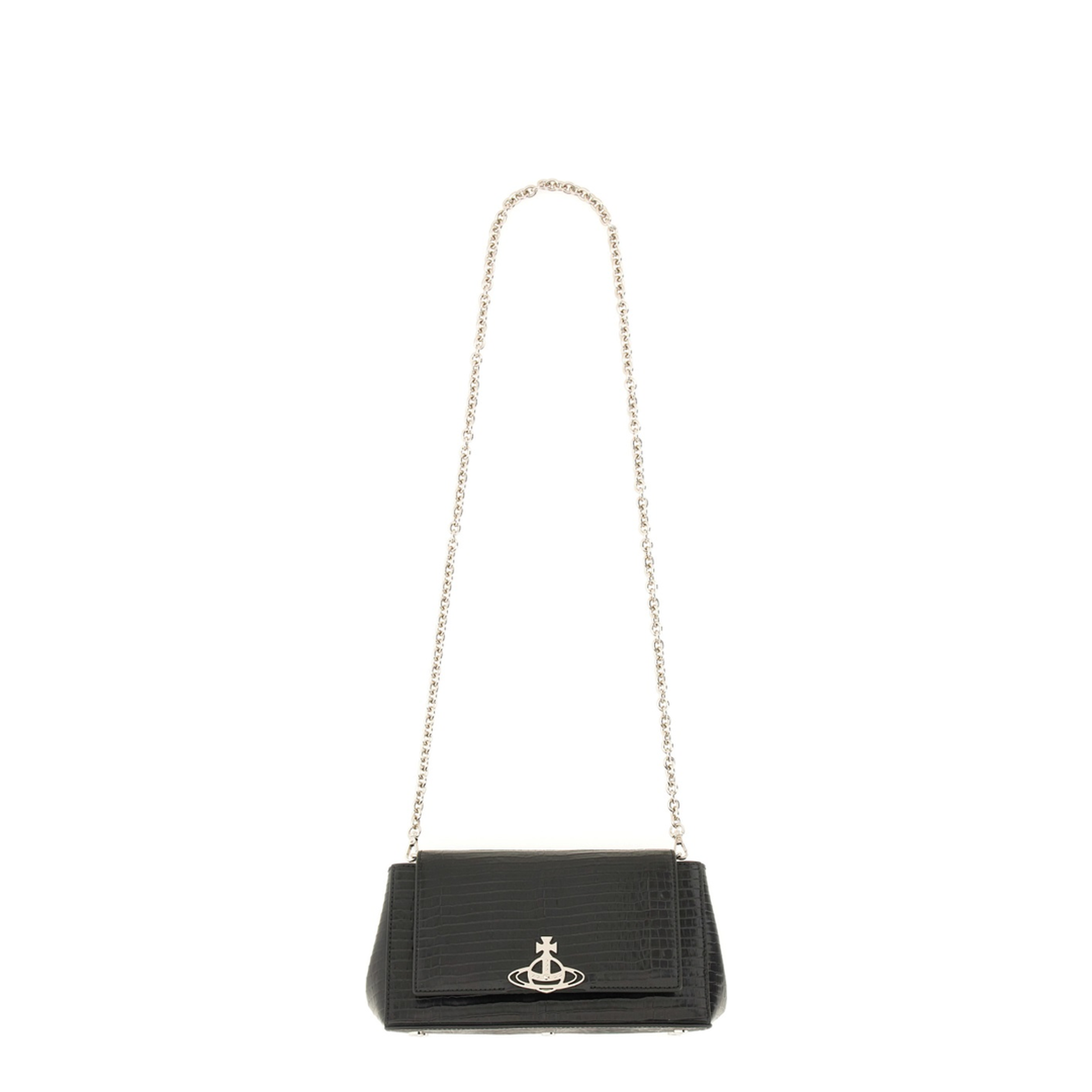Hazel Medium Calf Leather Handbag - Black - Image 4