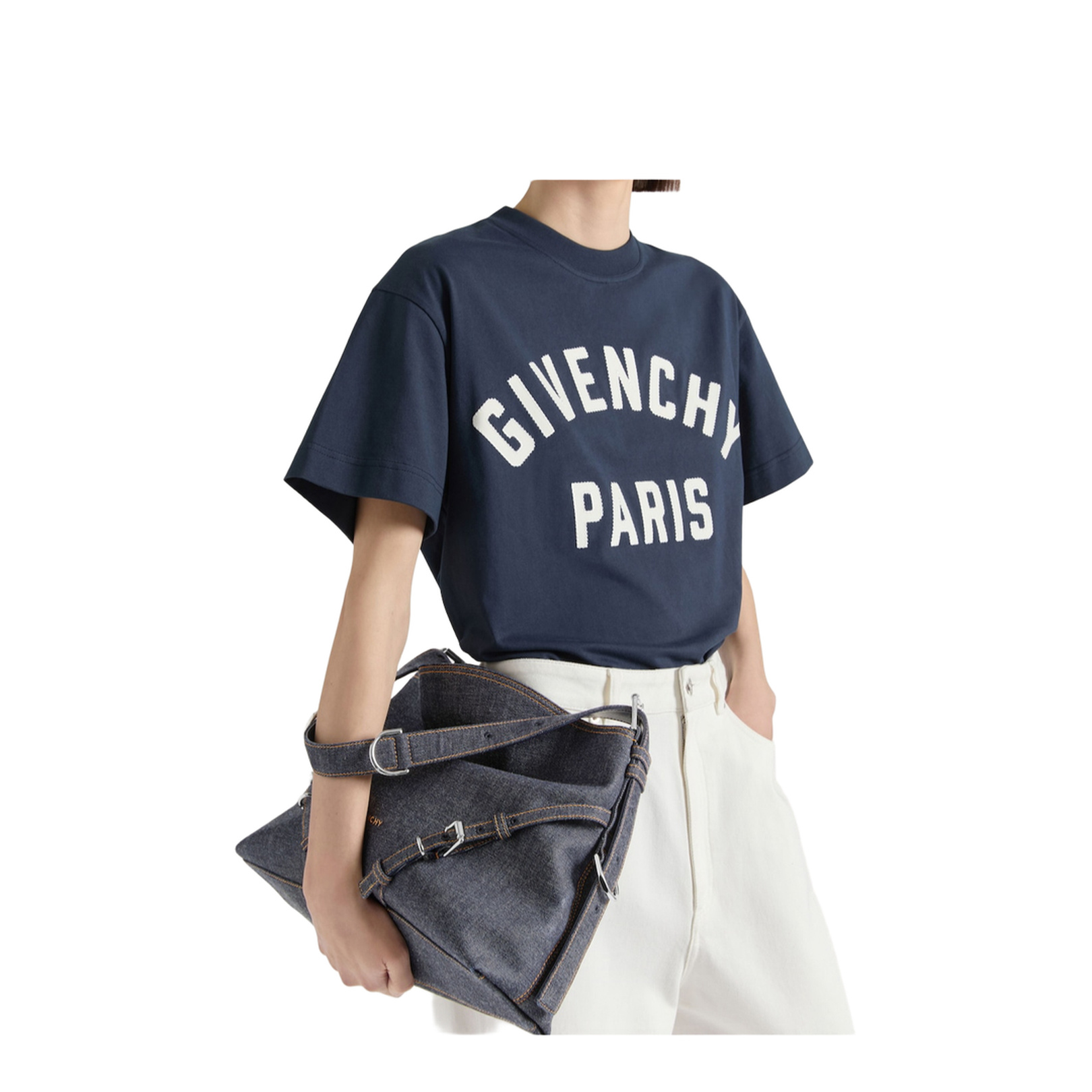 Voyou Medium Hand Bag Denim - Image 4