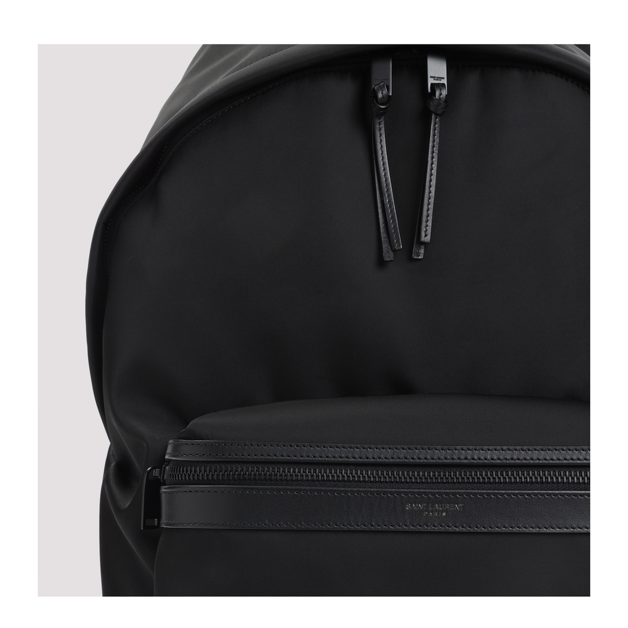 City Leather Backpack - Black - Image 4