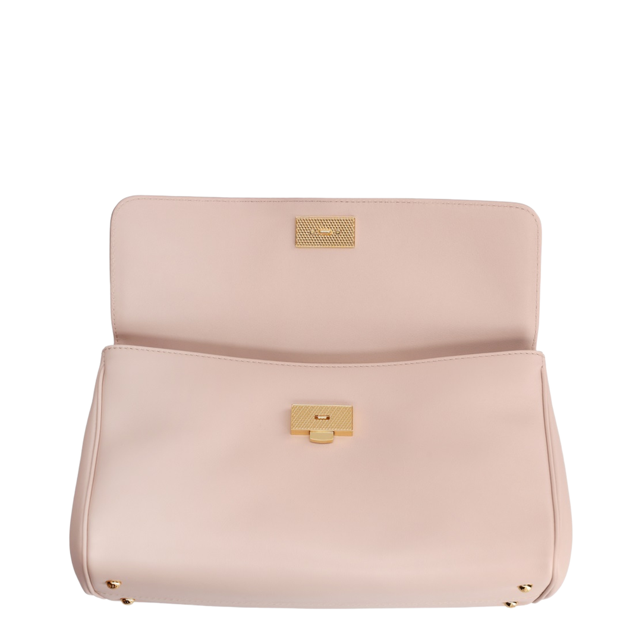 Calfskin Handbag - Beige - Image 4
