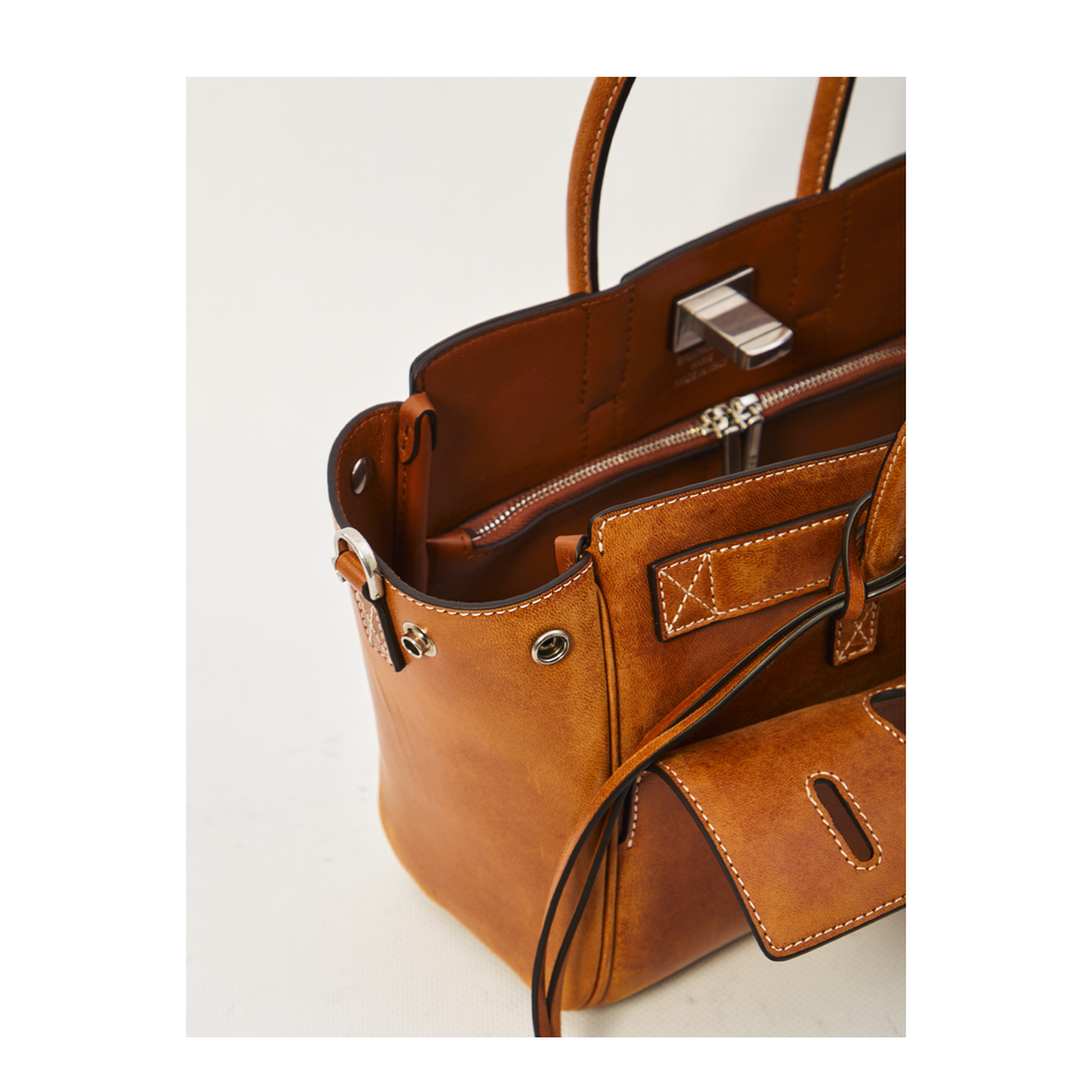 Bel Air Carry All Bag Mini in Tan Cowboy - Image 4