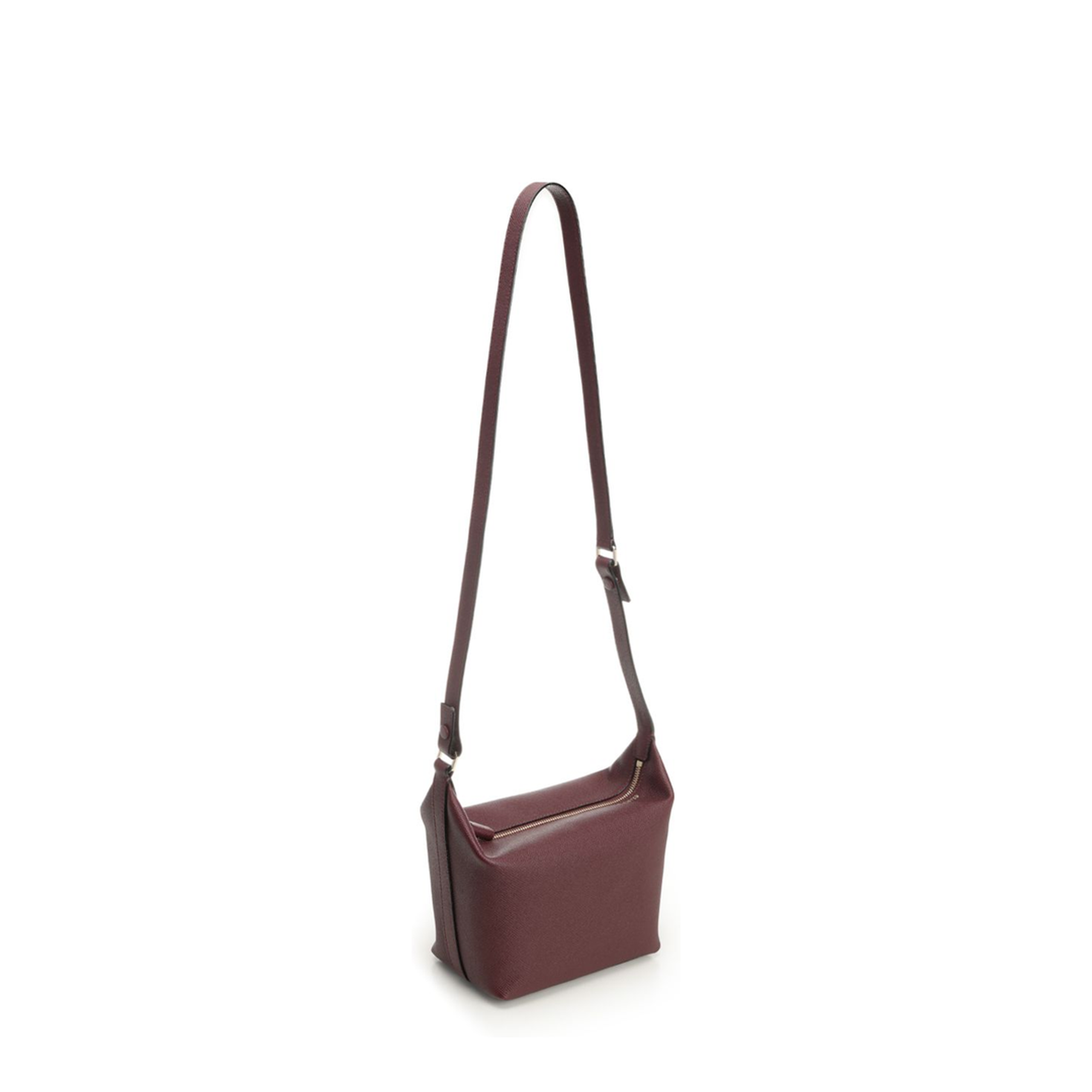 Mochi Mini Calf Leather Top-Handle Bag - Amaranto - Image 3
