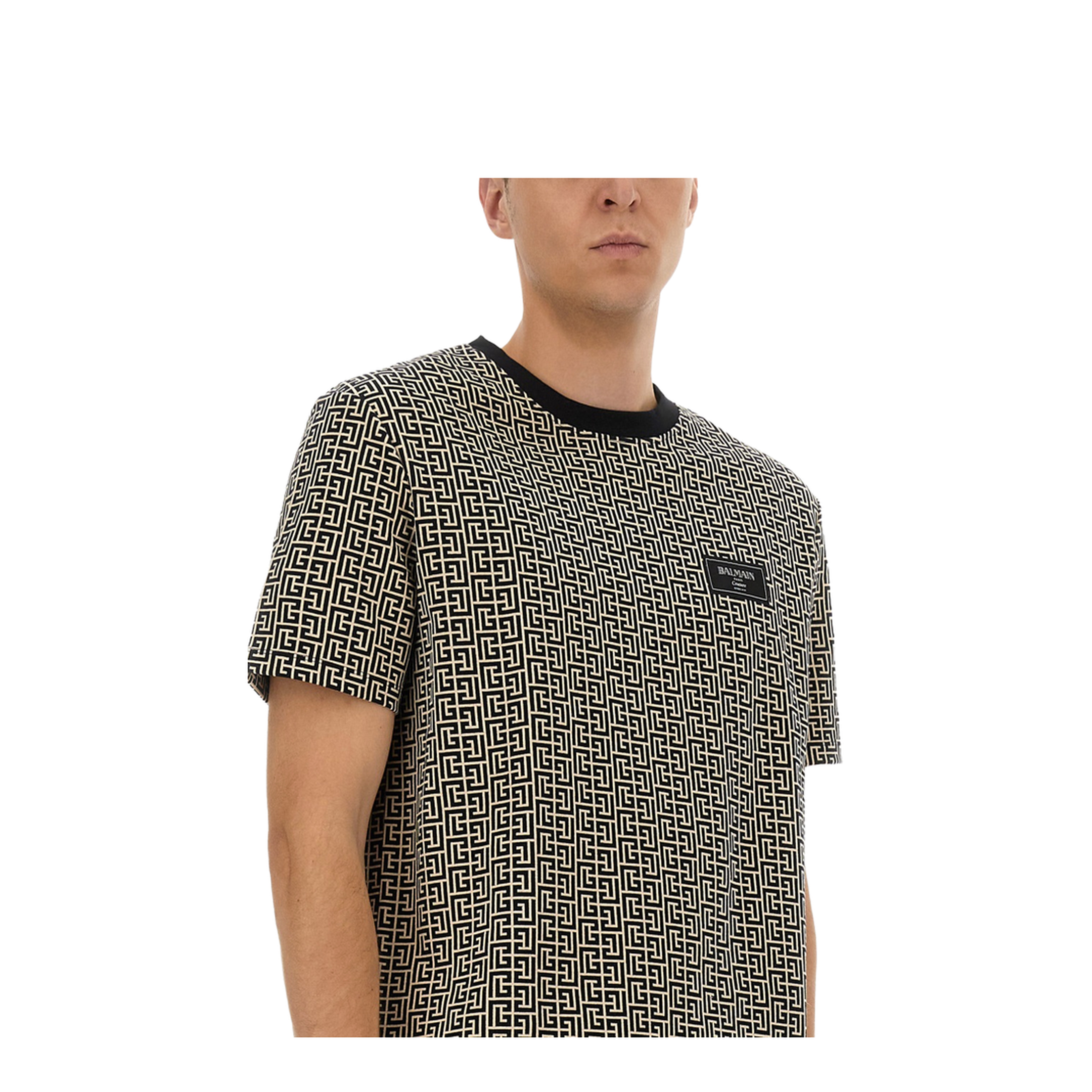 Monogrammed Jacquard T-Shirt - Image 4