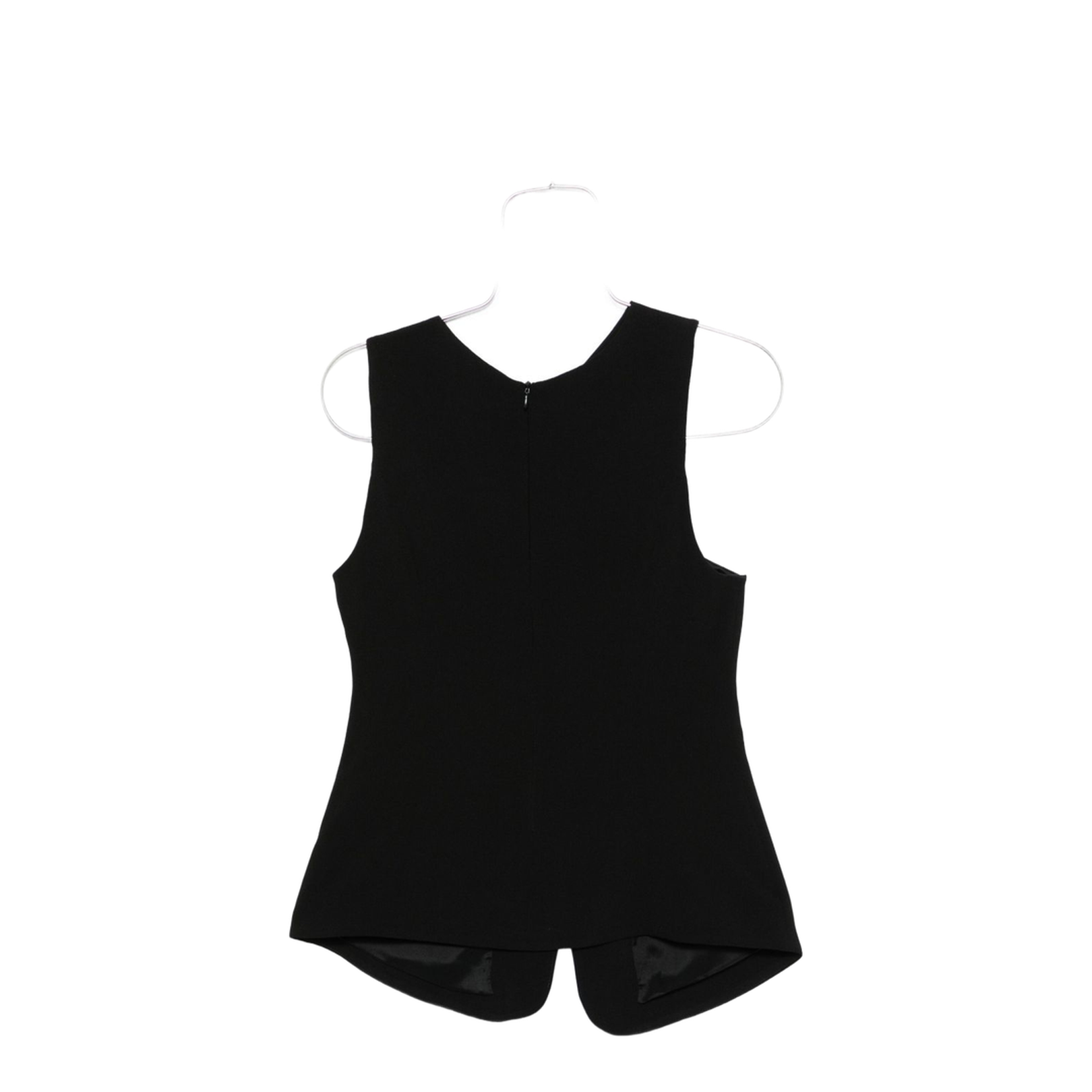 Stretch Sandblasted Fabric Crossover Top - Image 2