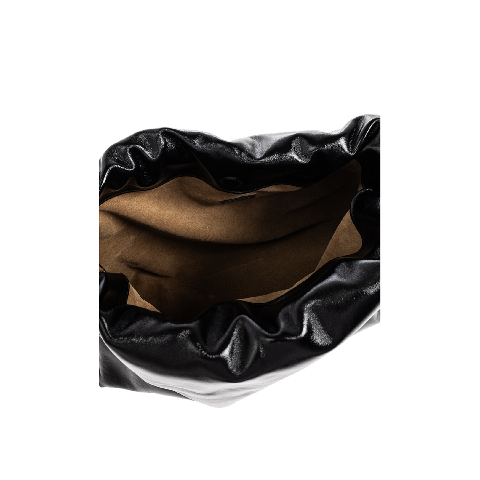 Flamenco Large Leather Shoulder Bags - Black - Image 5