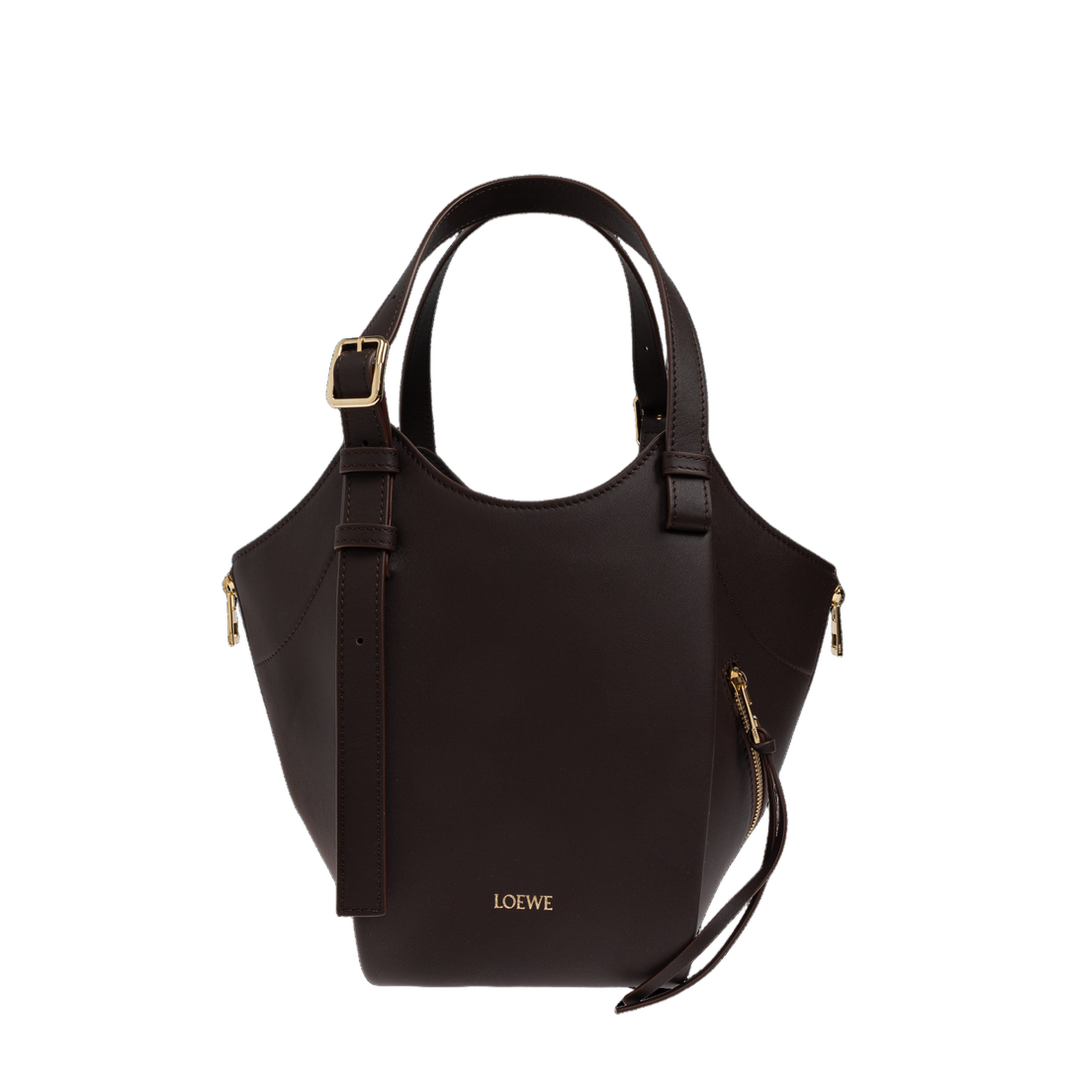 Hammock Flip Medium Shoulder Bag - Dark Chesnut - Image 1