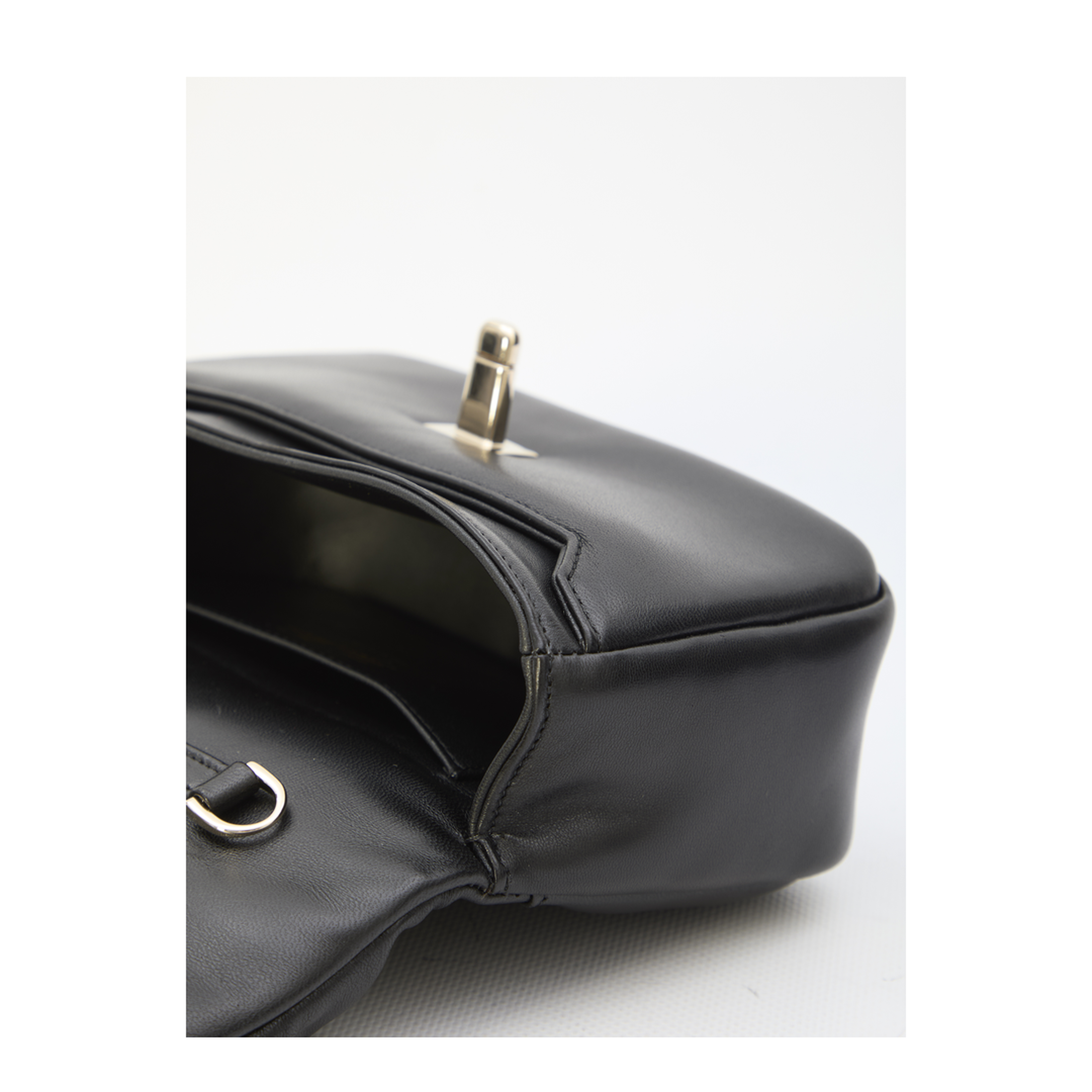 Viv' Choc Mini Bag in leather - Image 4