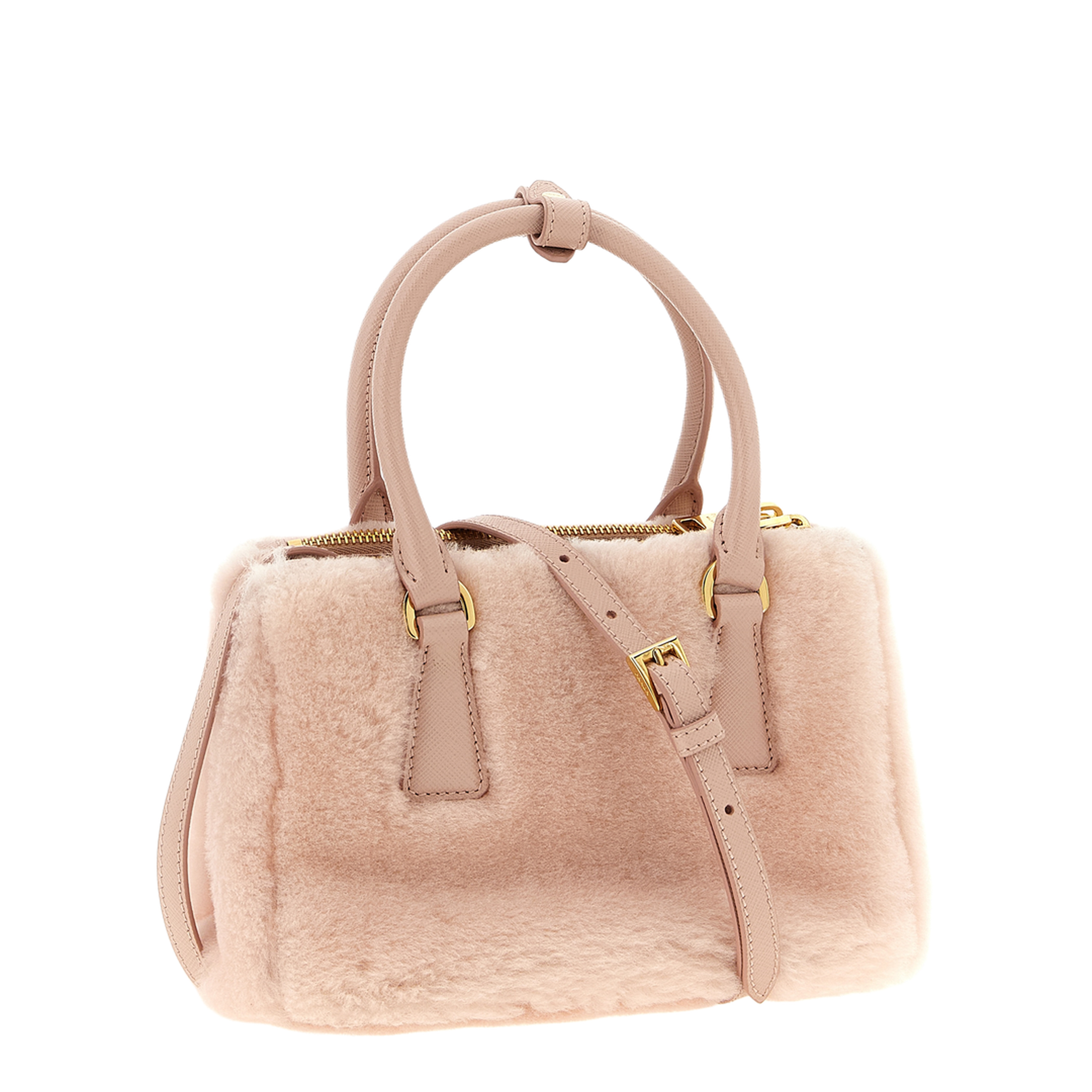 Galleria Mini Shearling Handbag - Orchid Pink - Image 2