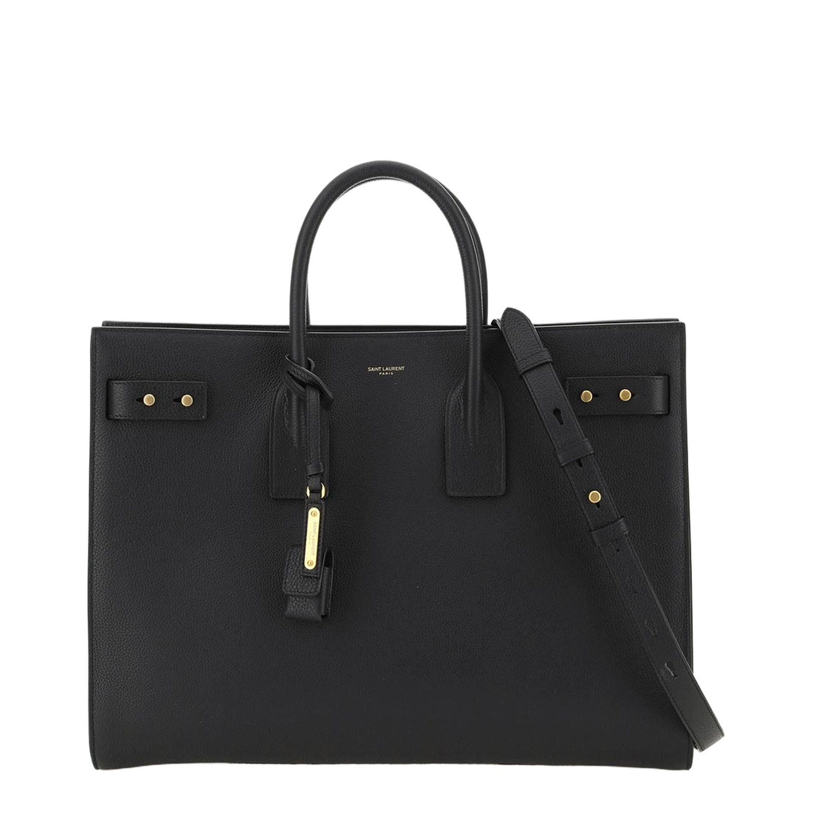 Sac de Jour Large Leather Handbags - Black - Image 4