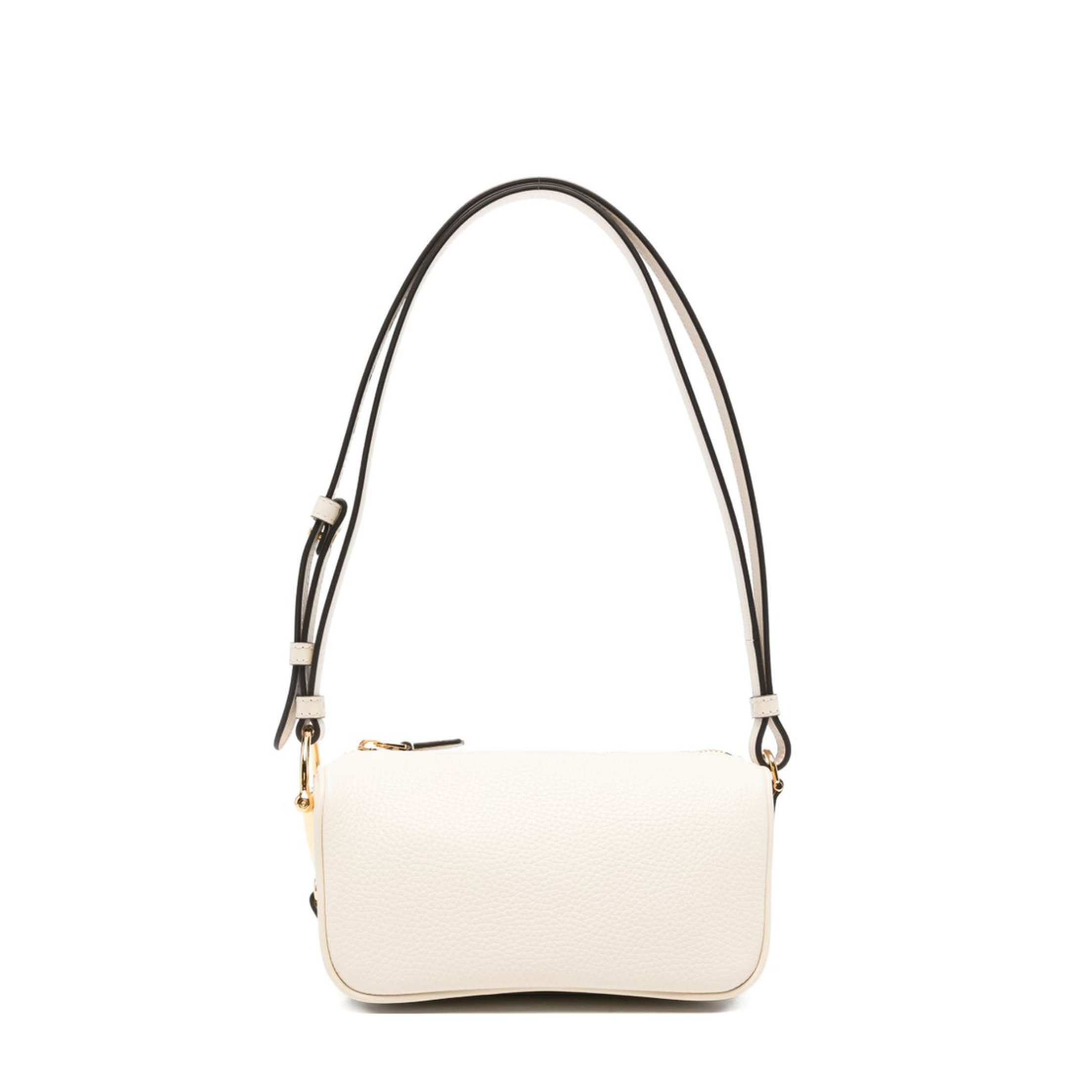 Half Horsebit Mini Soft Grain Leather Bag - Ivory - Image 1