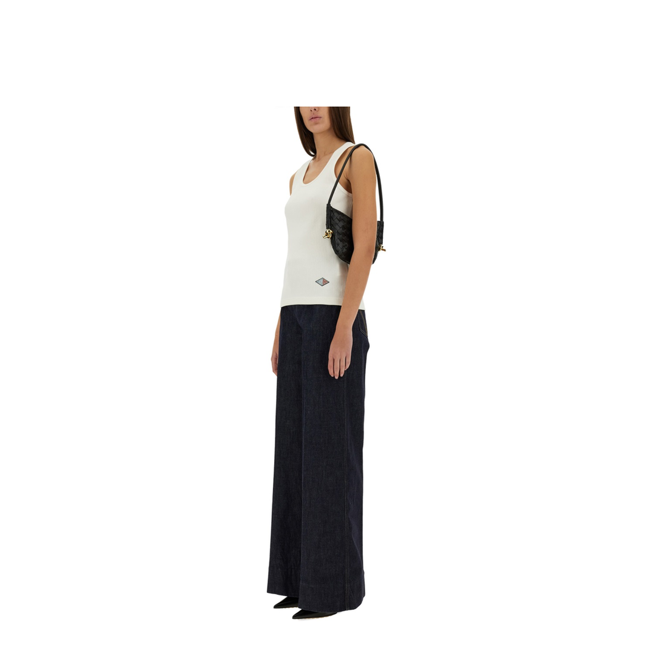 Ribbed Cotton Jersey Top - Image 2
