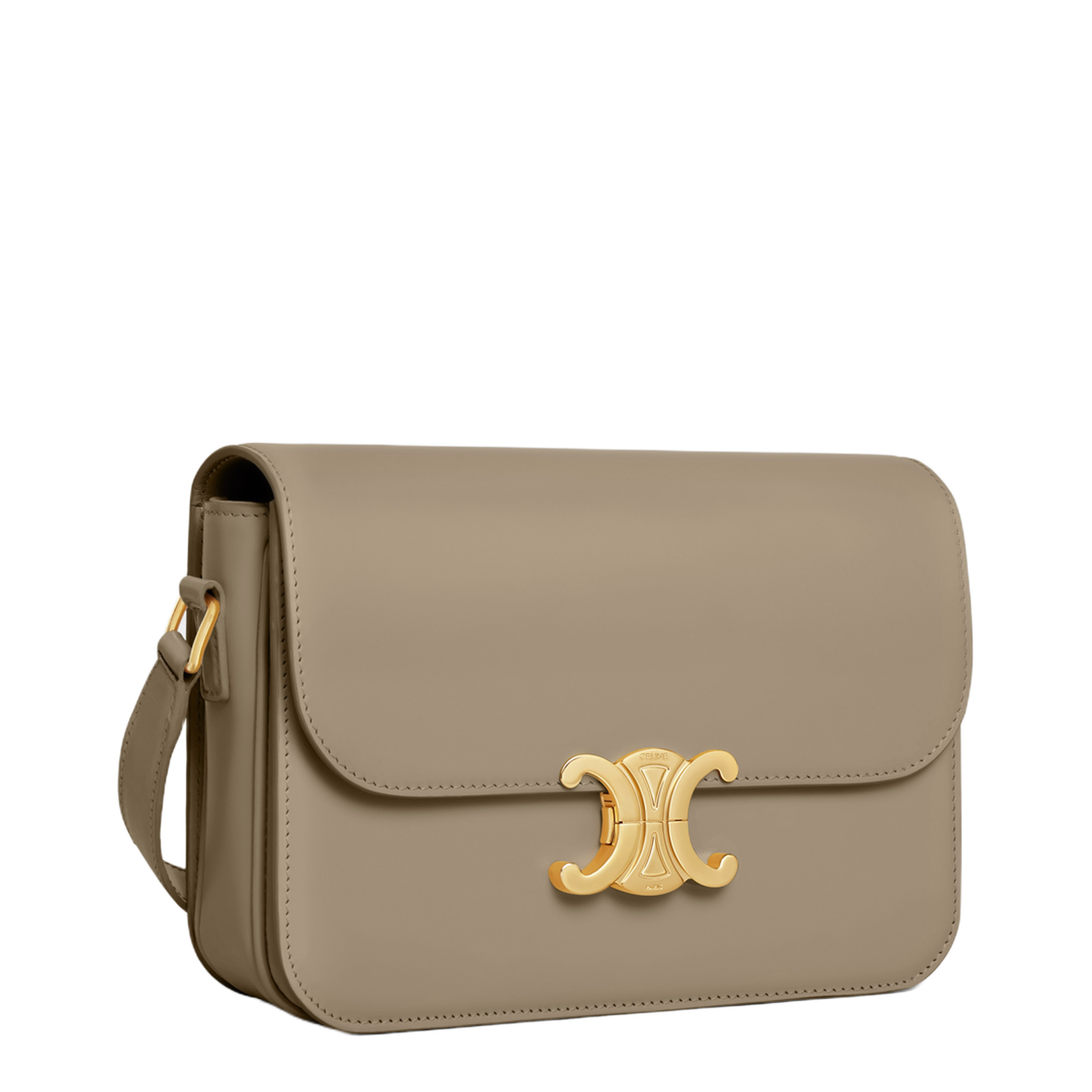 Triomphe Classique Shoulder Bag Taupe - Image 2
