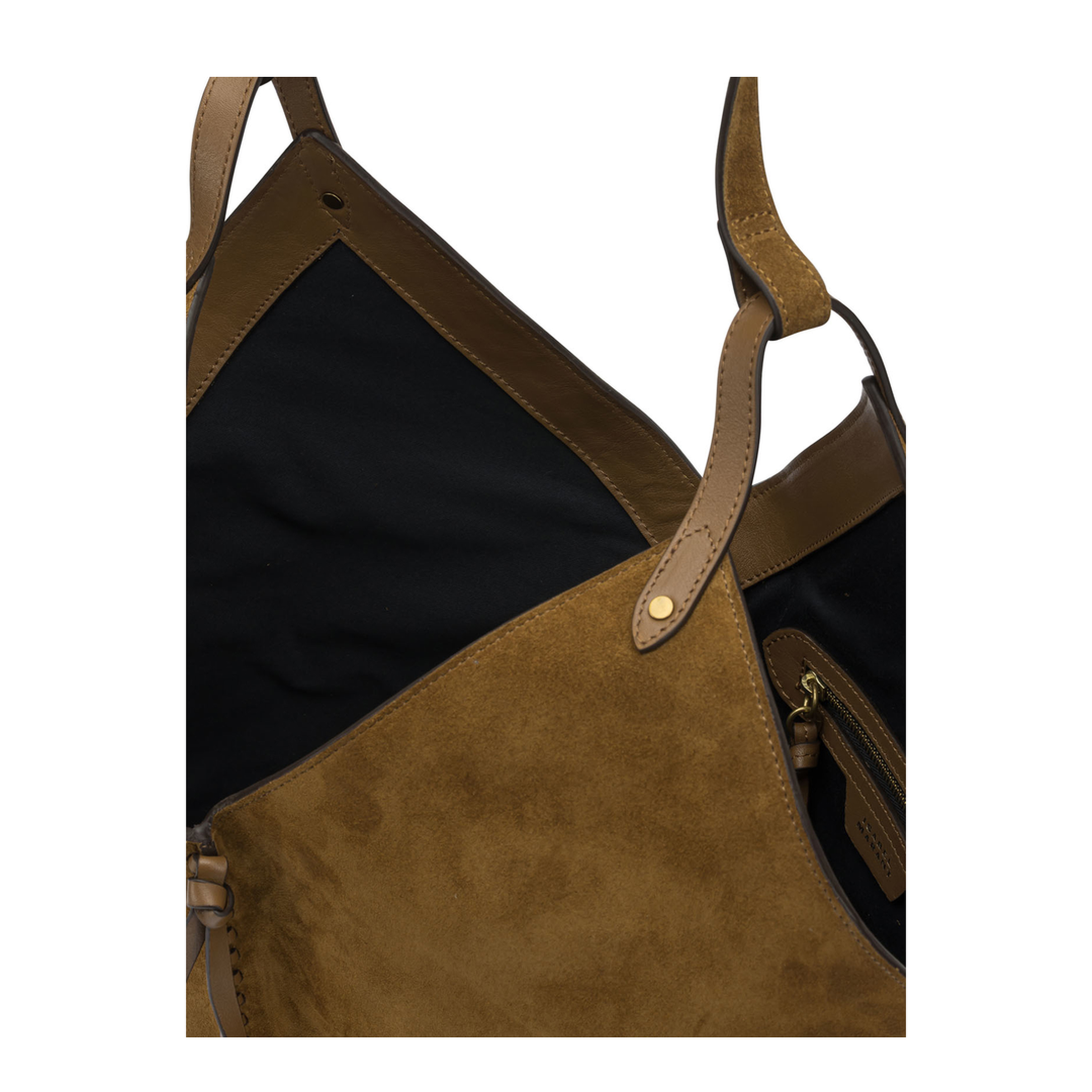 Tampa Calf Leather Shoulder Bag - Cognac - Image 5