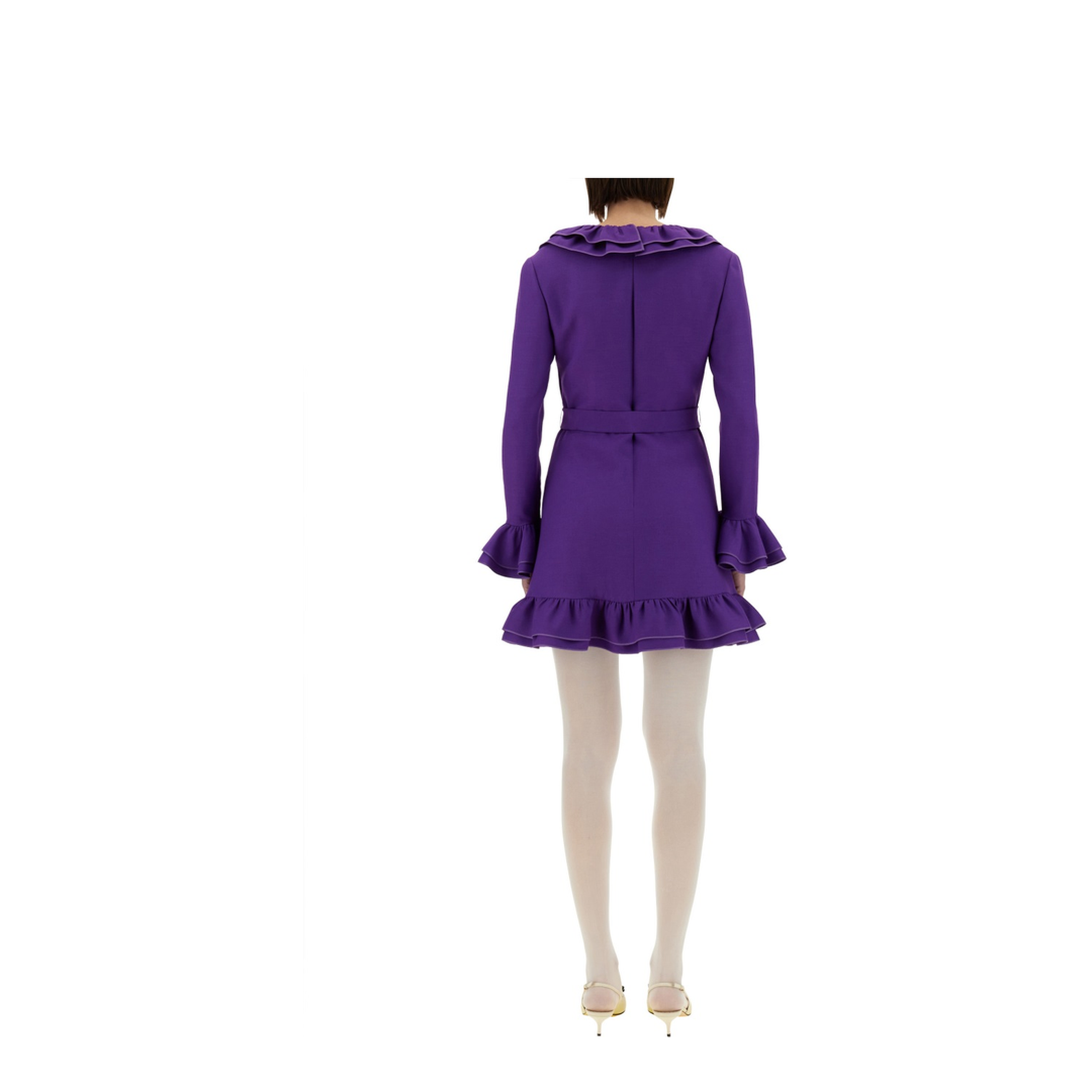 Crepe Couture Mini Dress - Image 3