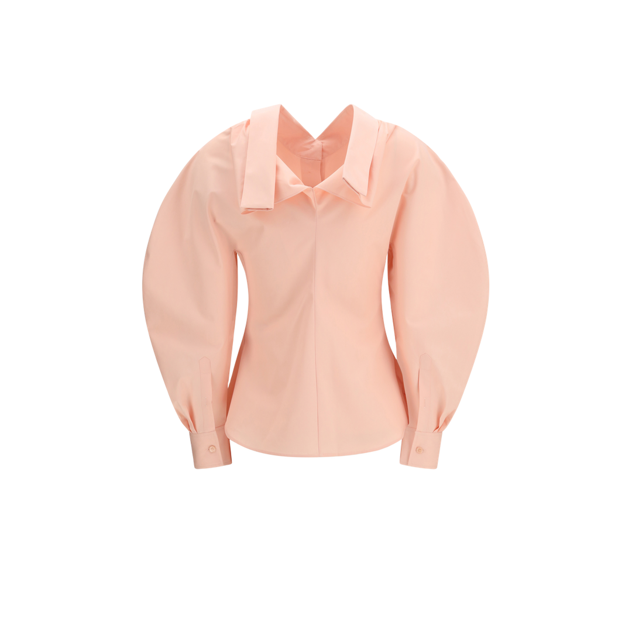 Cut-out Cotton Poplin Shirt - Image 2