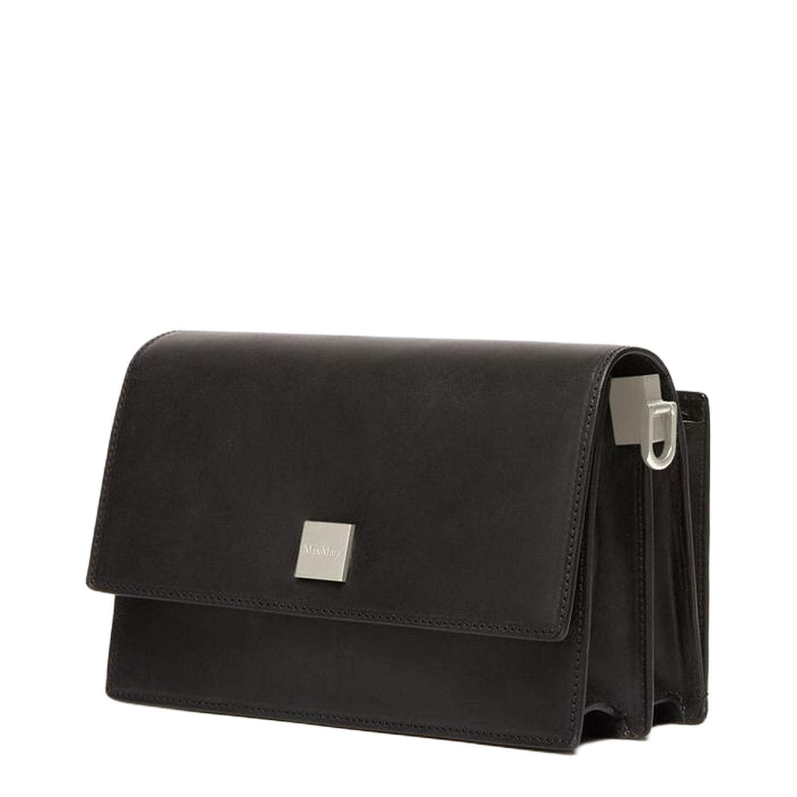 Small Crossbody Bag in Leather Black - Image 2