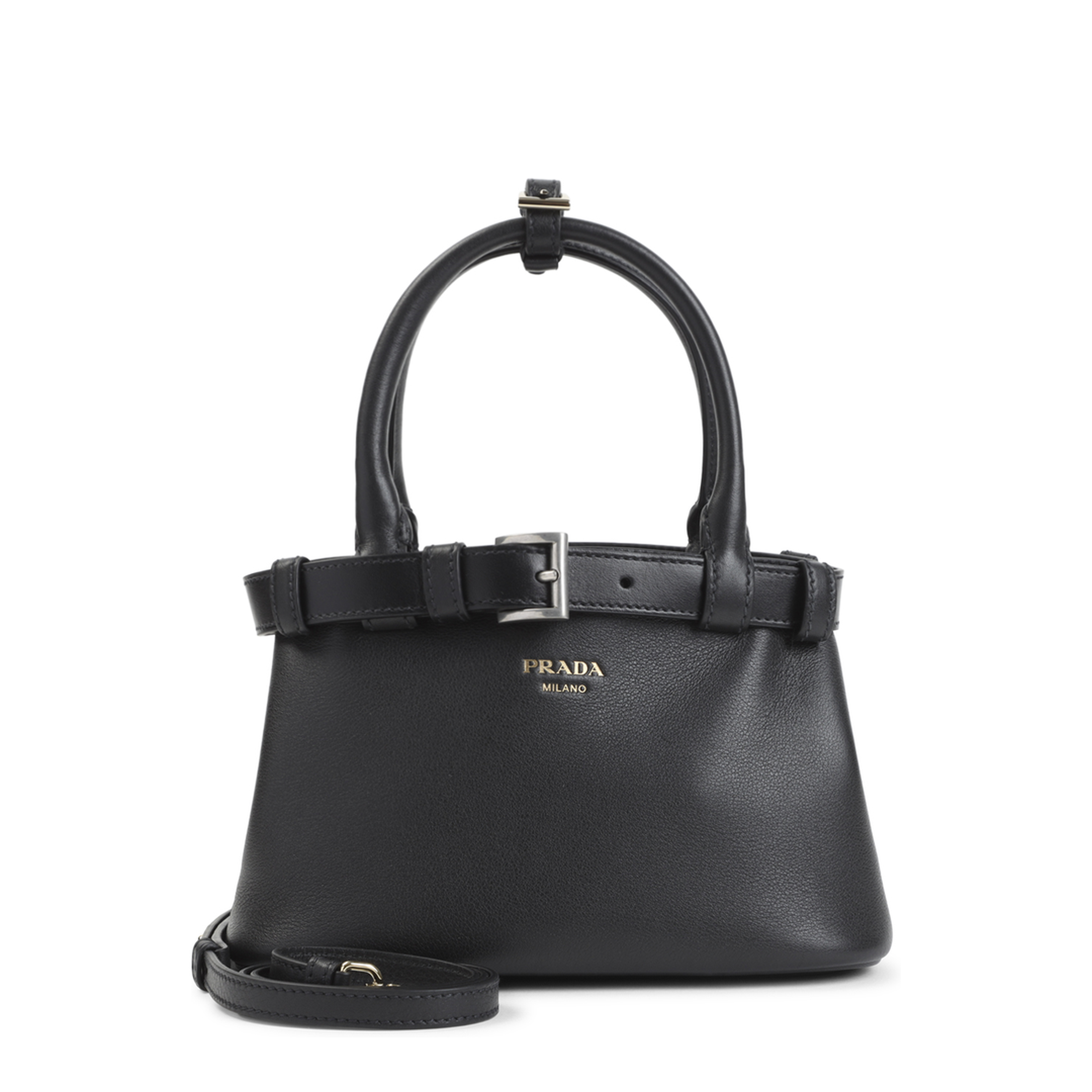 Medium Calfskin Shoulder Bag - Black - Image 2