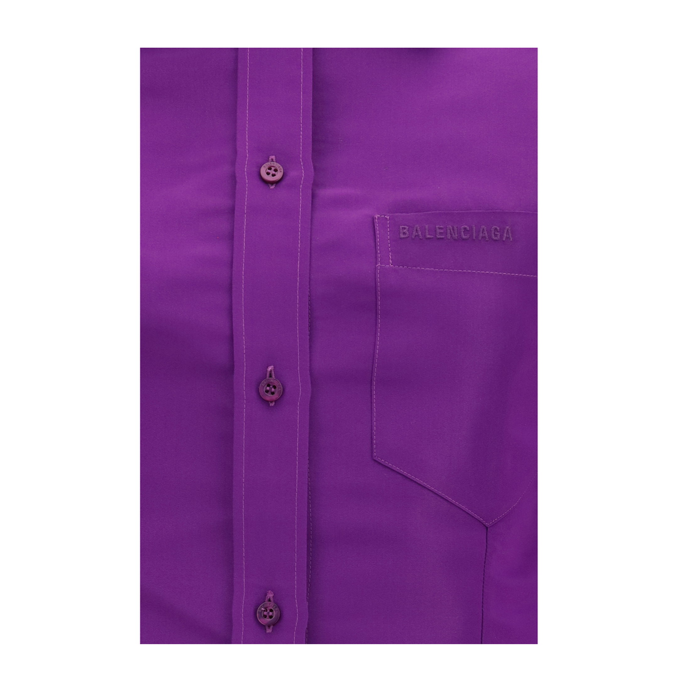 Asymmetric Cotton Shirt - Image 3
