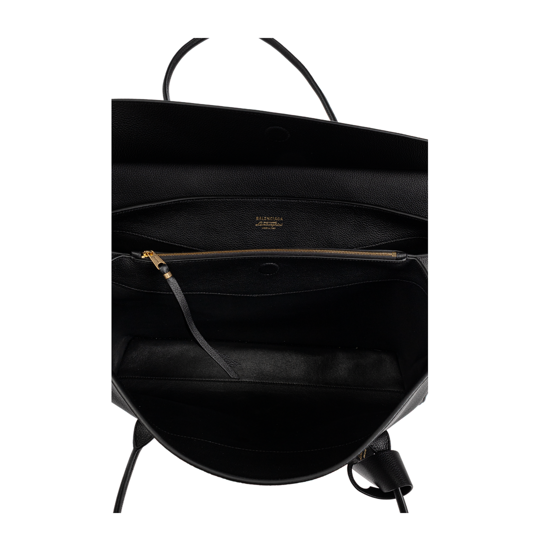 Carrie Calfskin Tote Bag - Black - Image 5