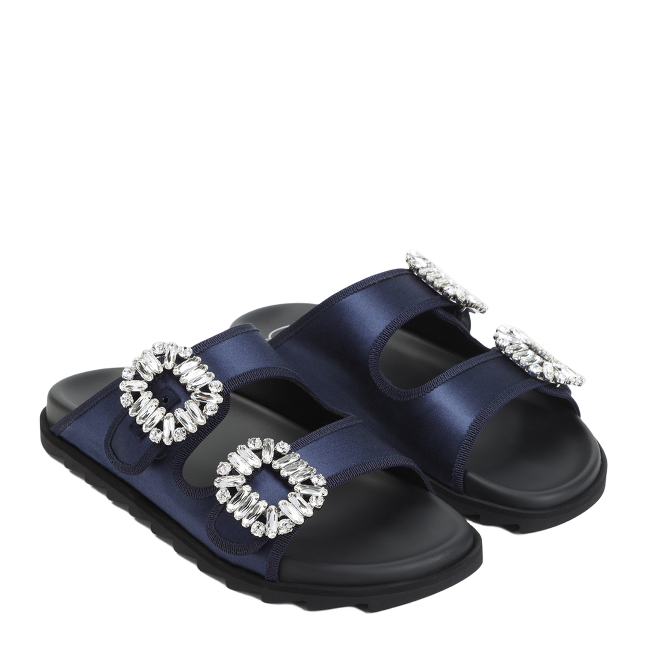 Slidy Strass Bord Gros Mules - Image 5