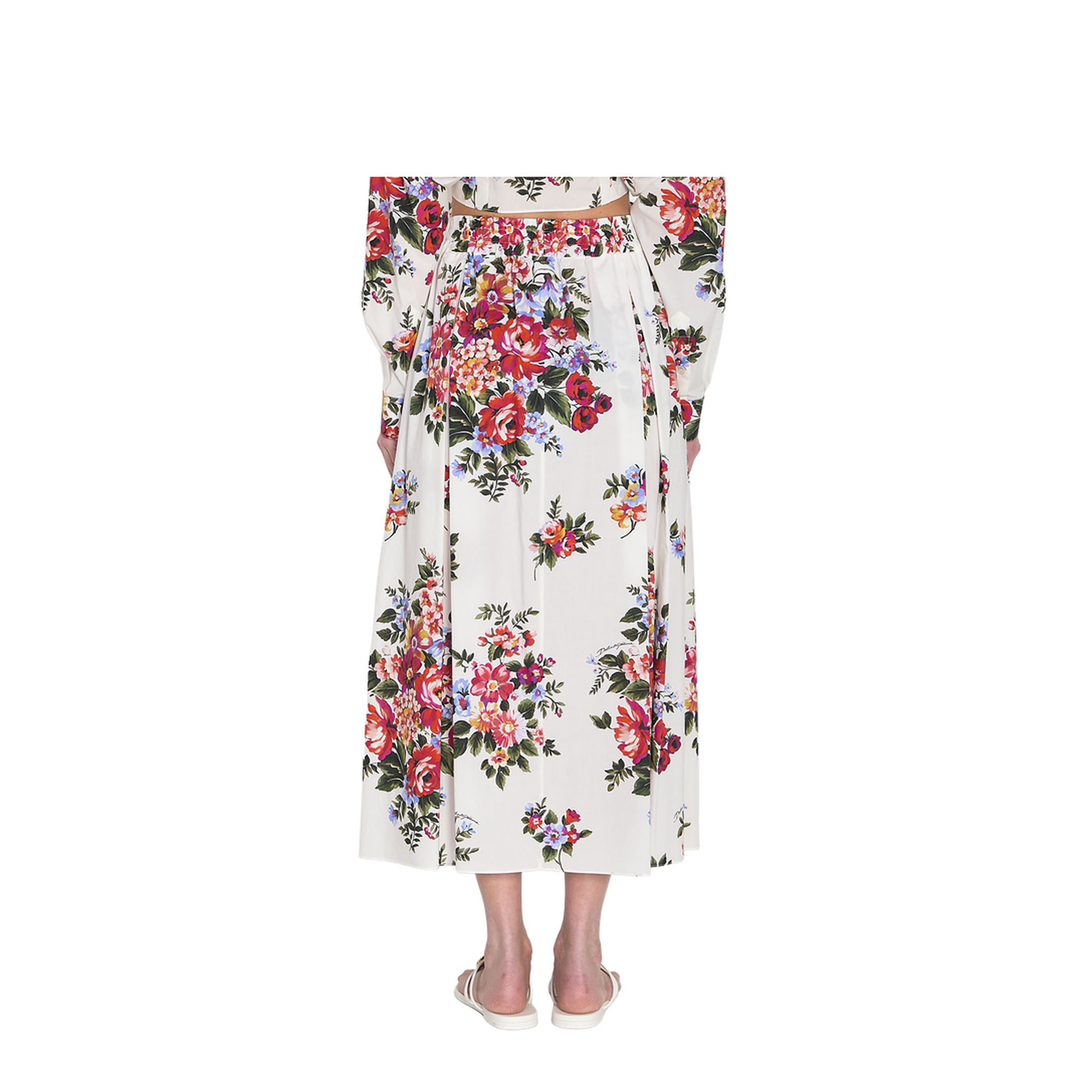 Long Skirt with a Floral Print - Image 4