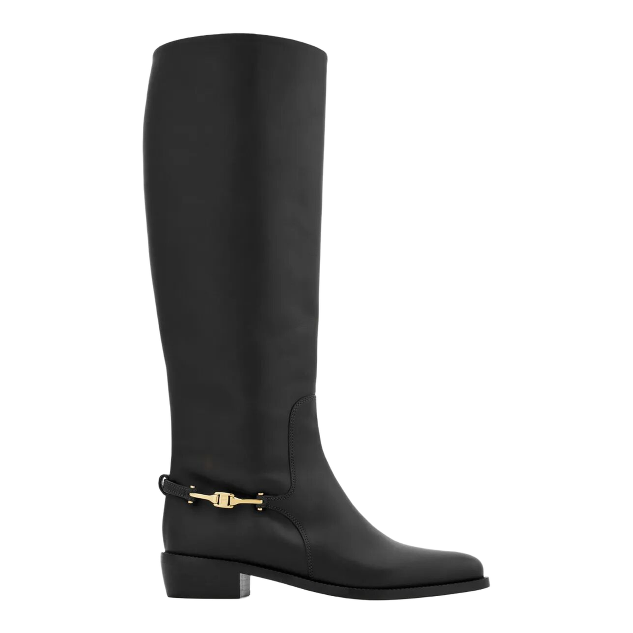 F Buckle Therma Knee Riding Boots - Image 1