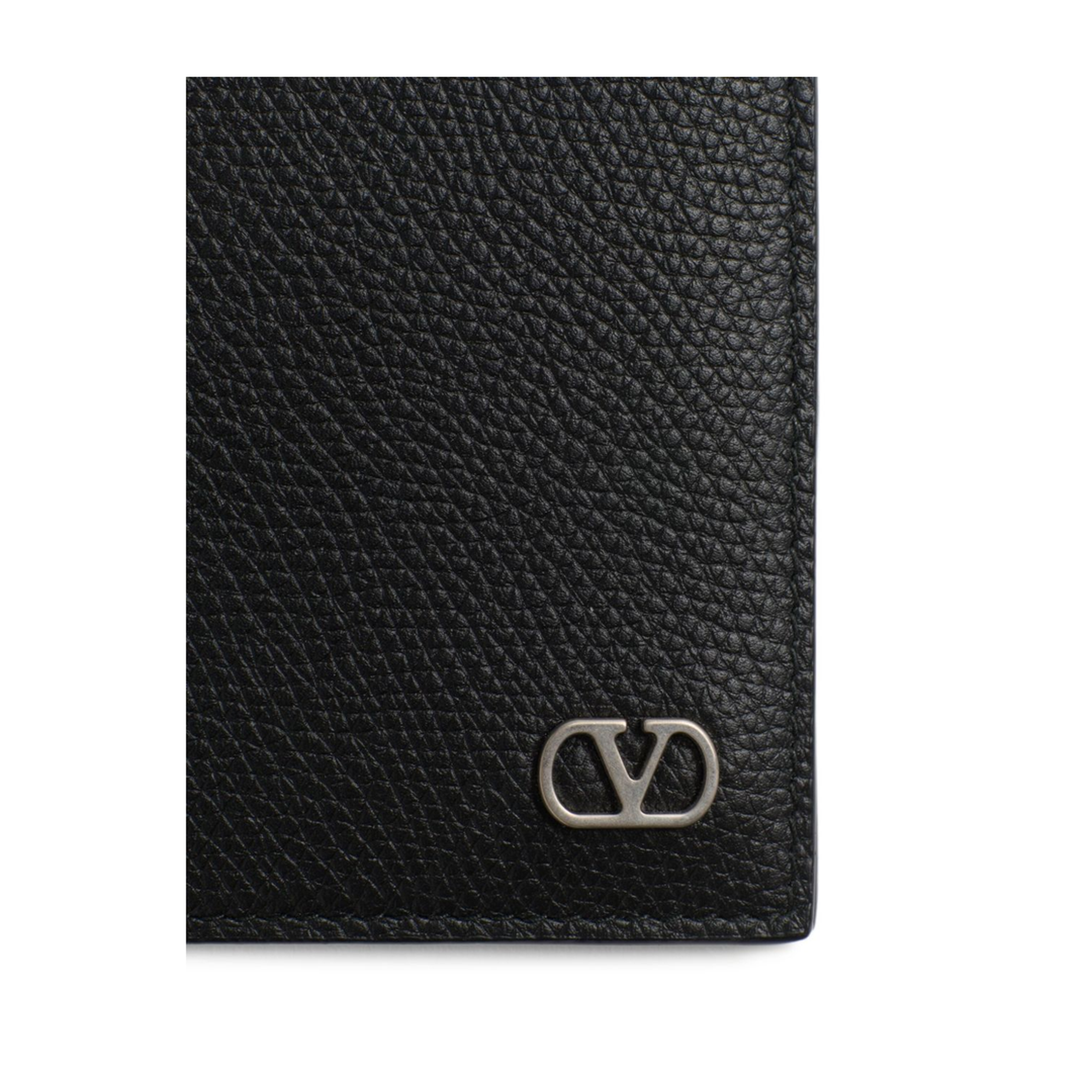 VLogo Signature Grainy Calfskin Wallet - Image 4