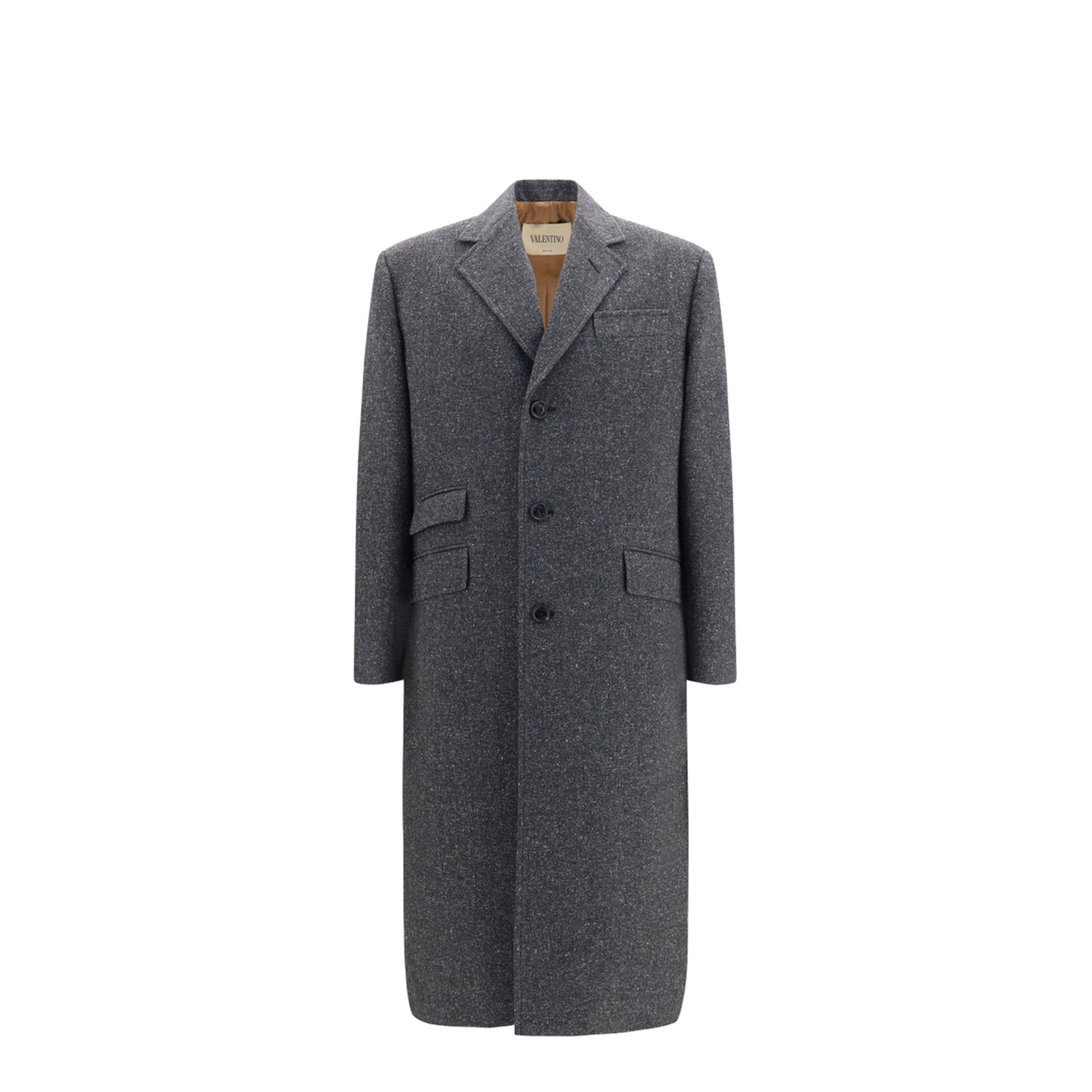 Long Single-Breasted Coat - Image 1