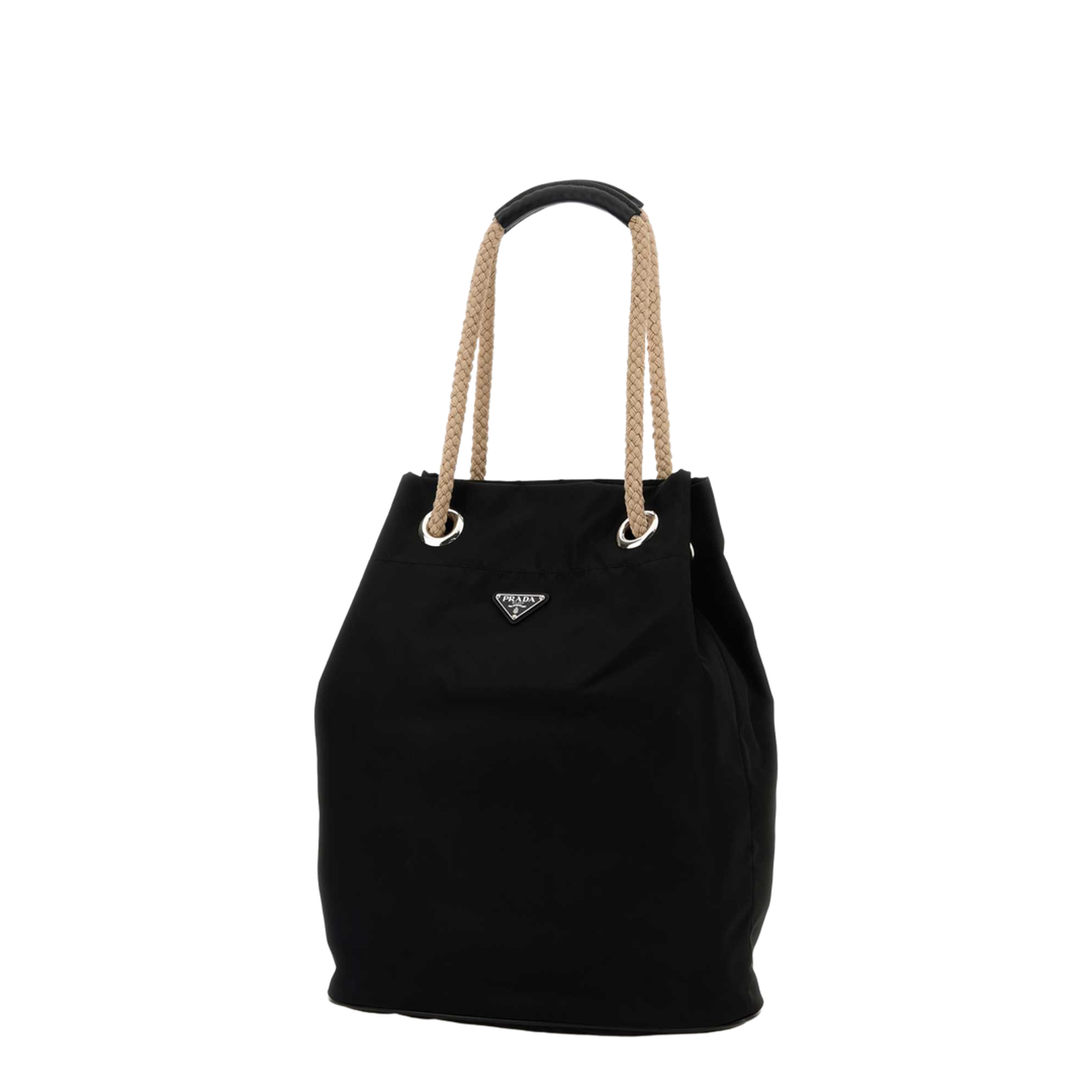 Black Re-Nylon Shopping Bag - Image 2