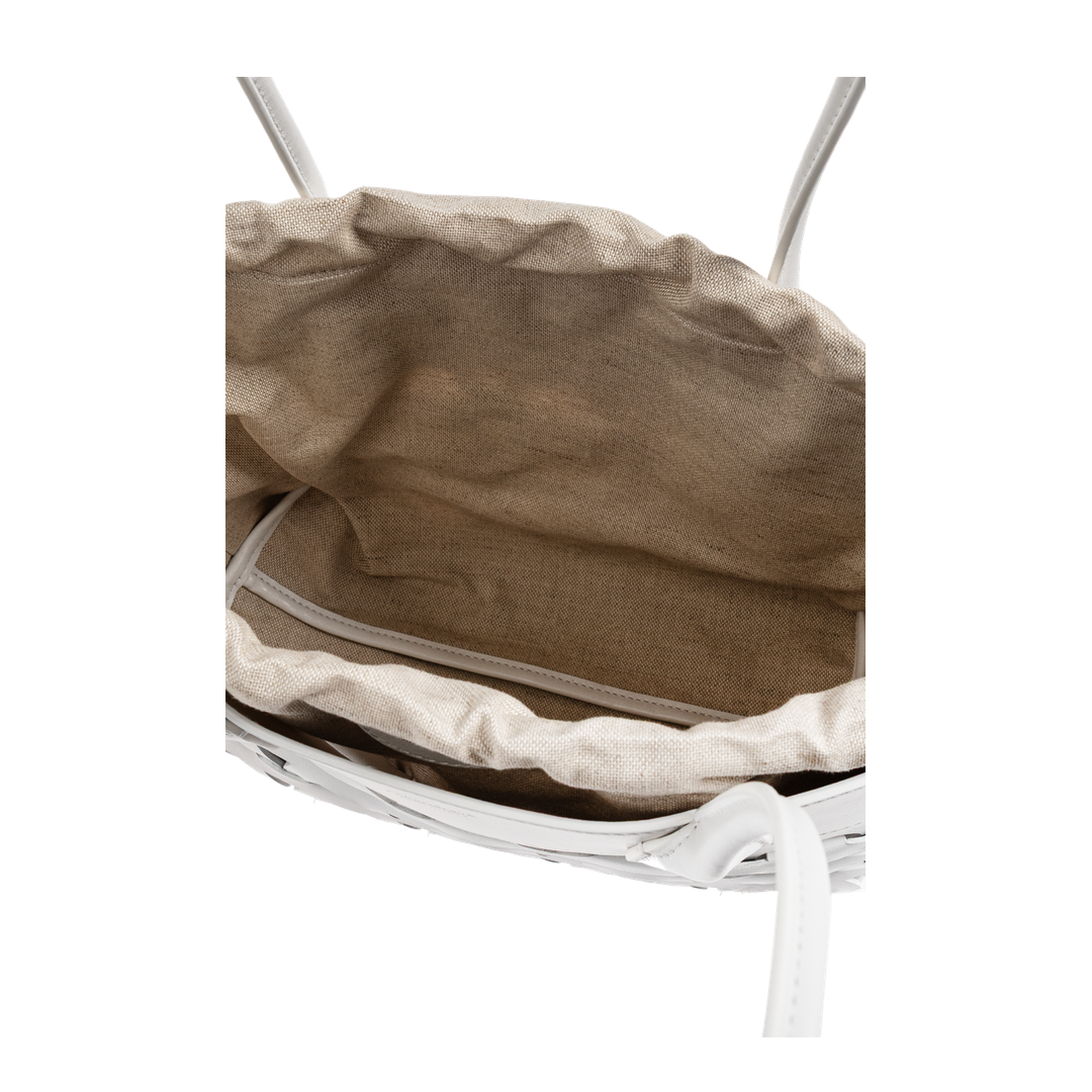 Gancini Medium Tote Bag Leather White - Image 5