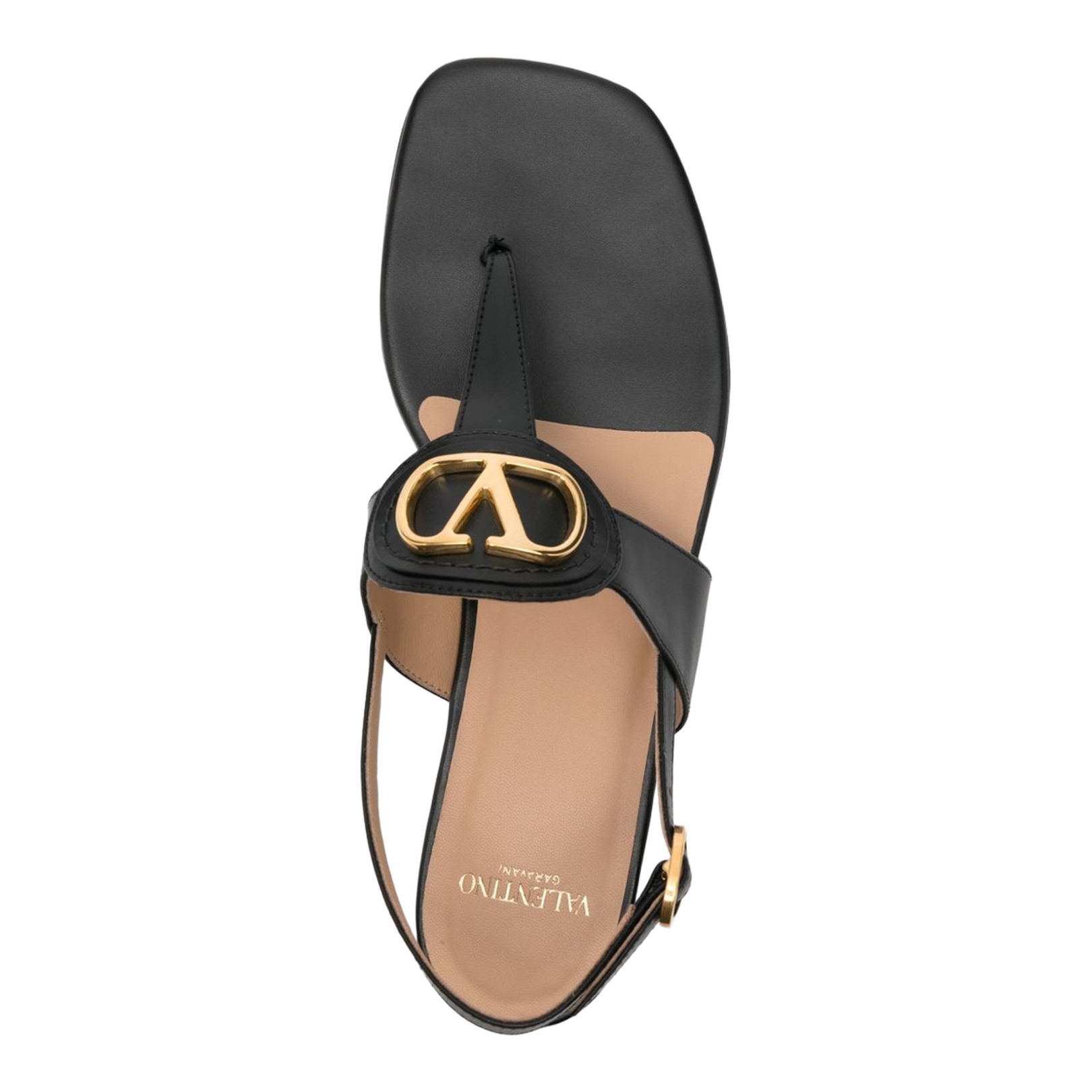 Vlogo Signature Leather Thong Sandals - Image 4