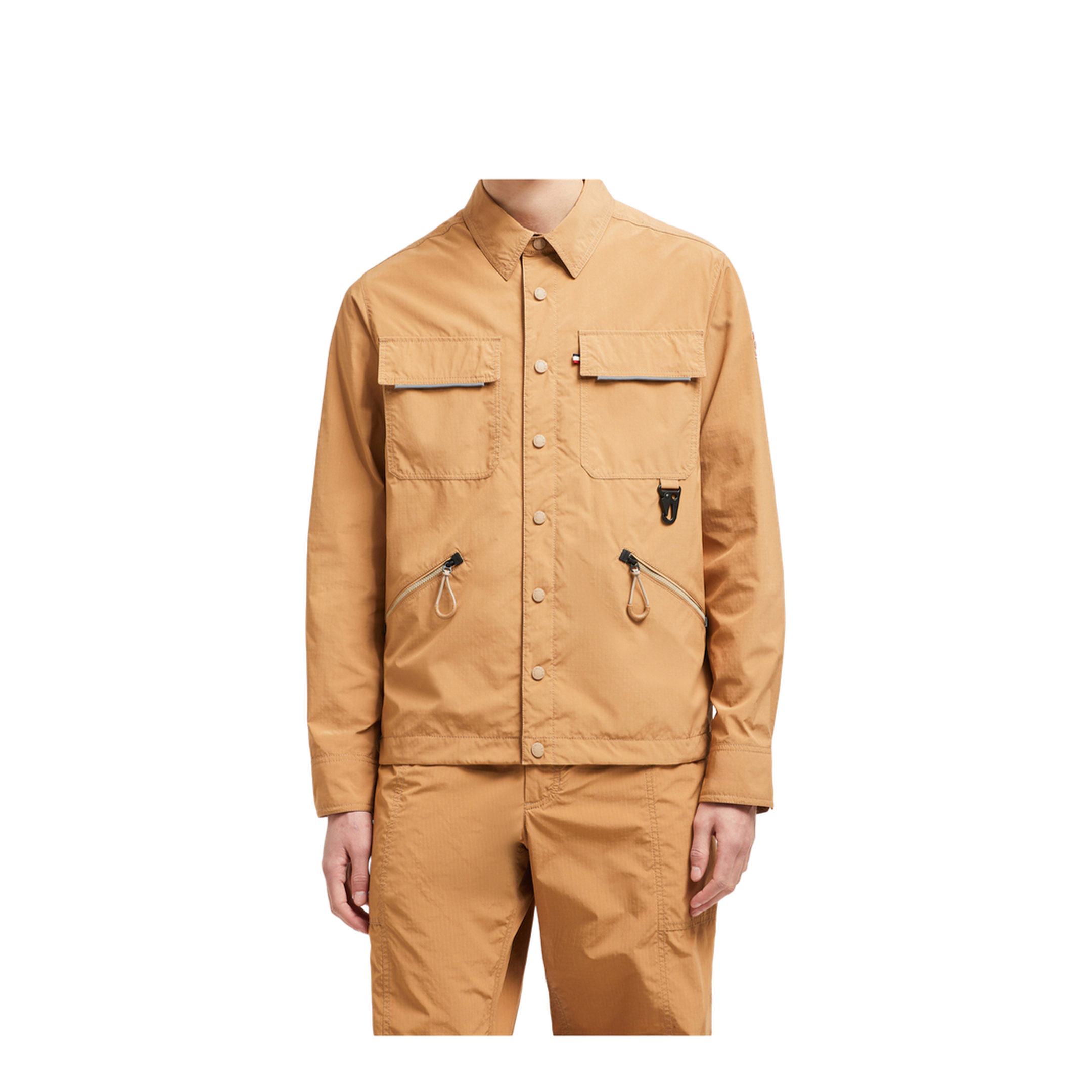 Ochre Orange Zennor Shirt Jacket - Image 2