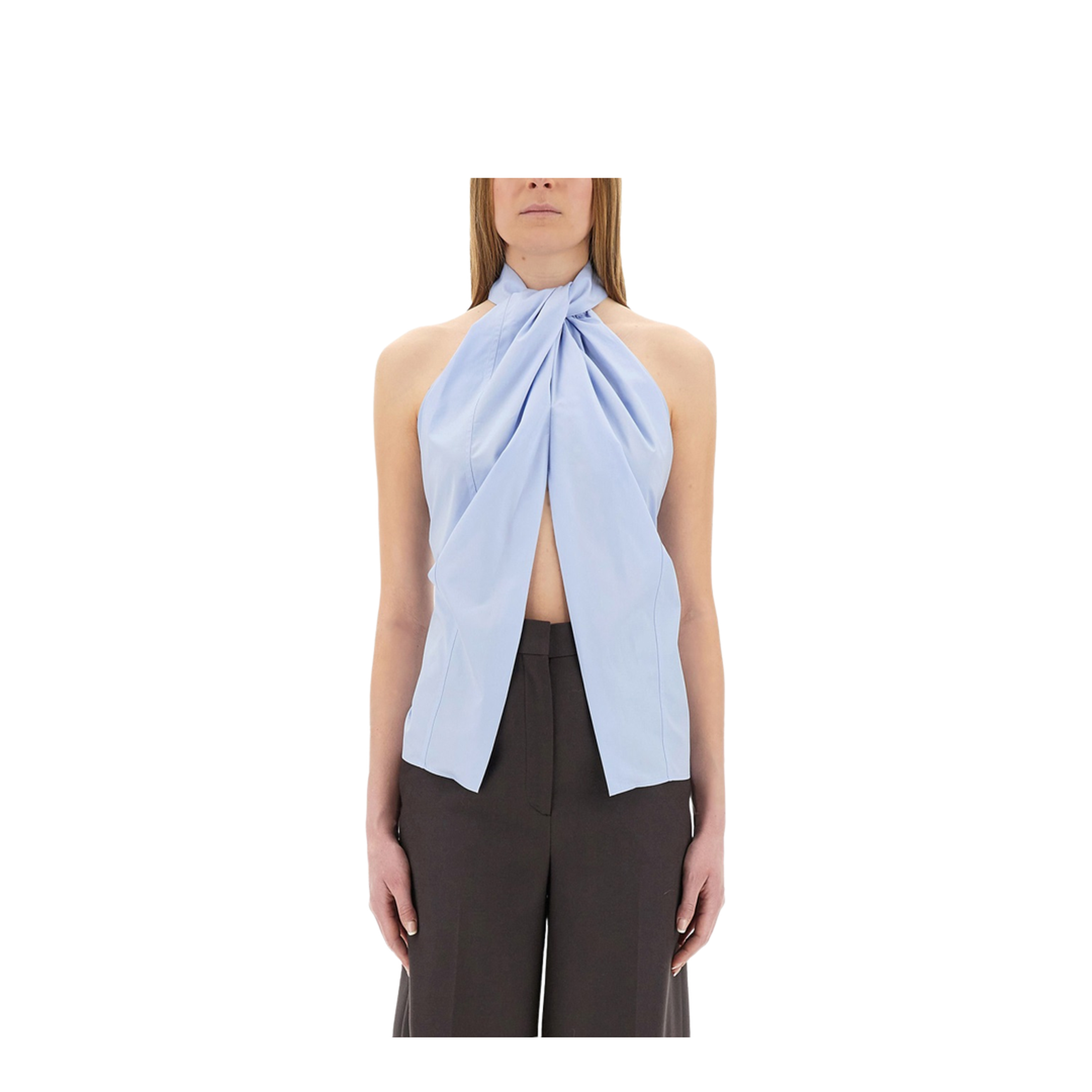 Sleeveless Top with Panel - Image 1