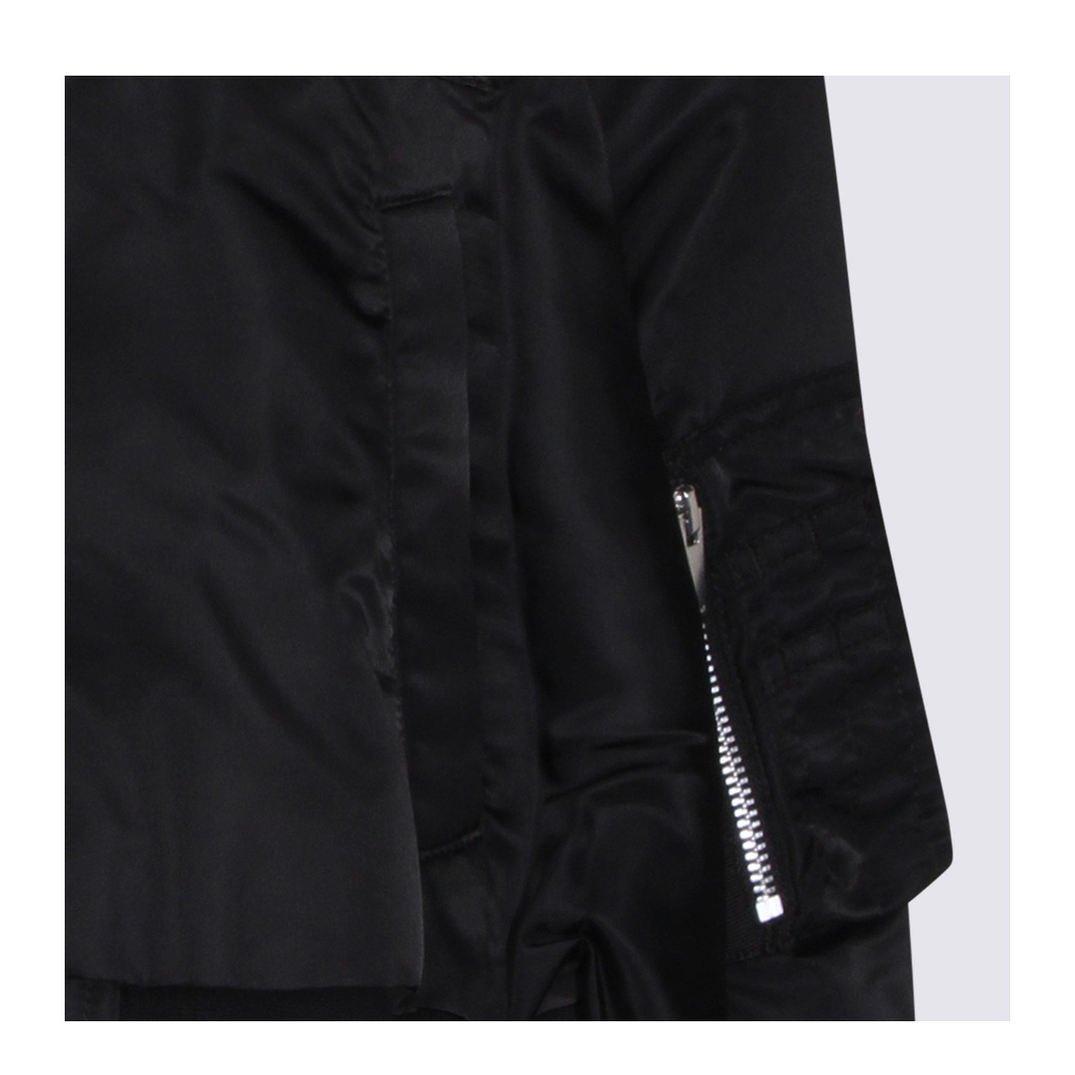 Cropped Bomber Jacket - Image 6