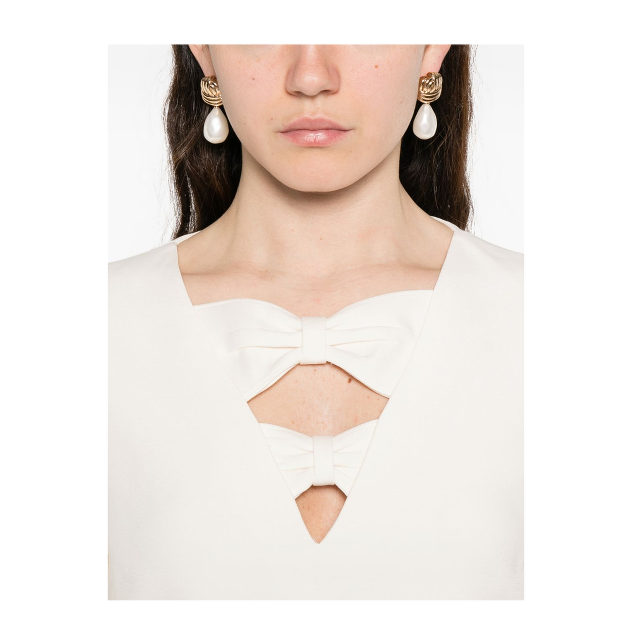 Wool And Silk Blend Short Dress - Image 2