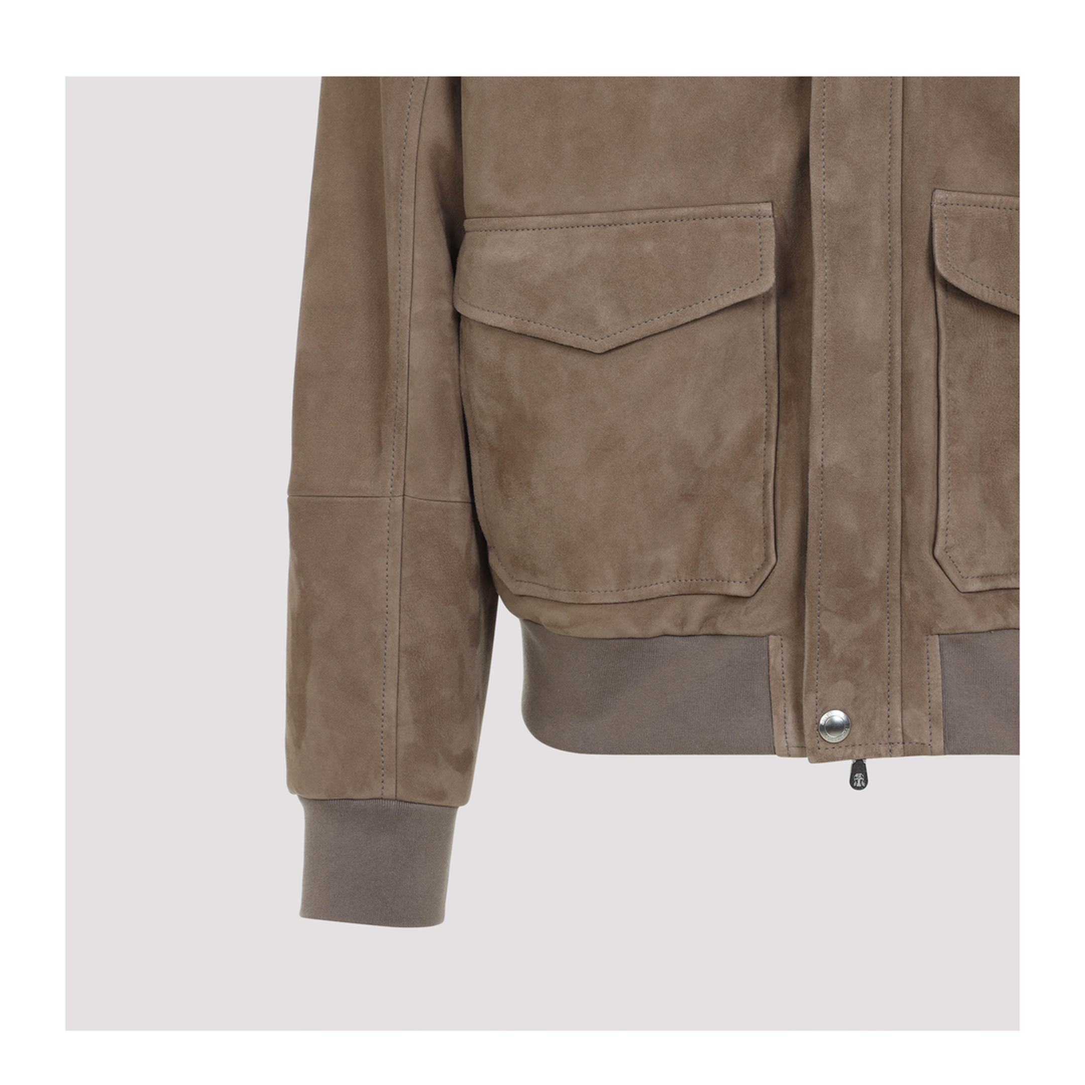 Leather Bomber Jacket - Image 5