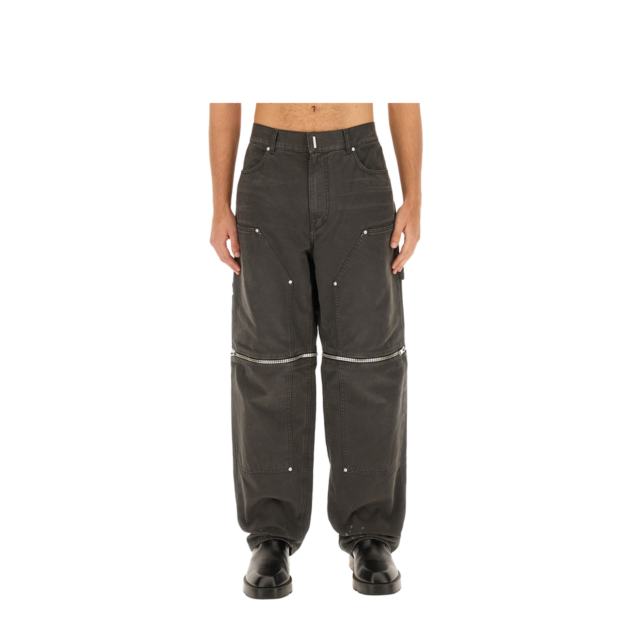 JEANS WITH ZIP - Image 1
