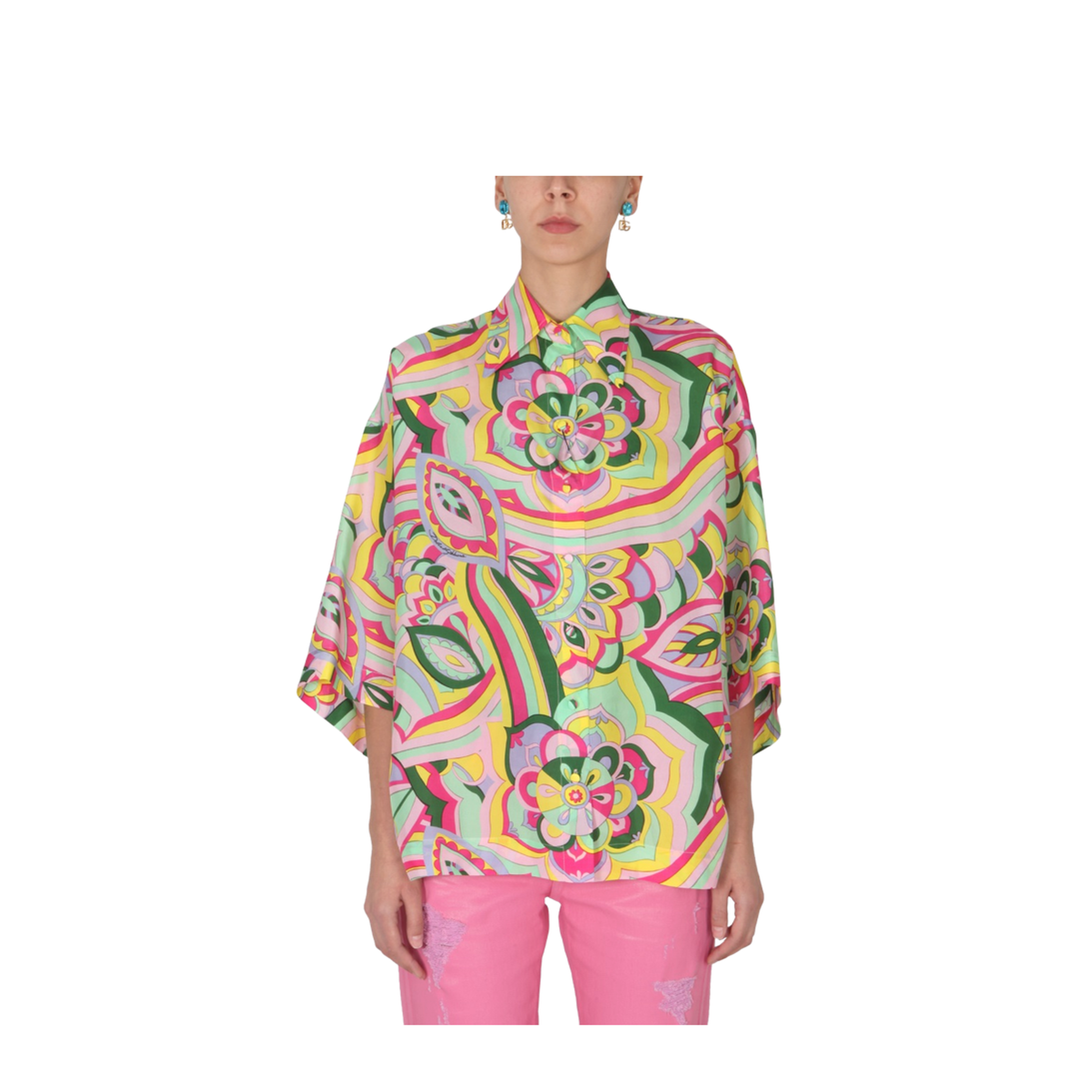 60's Print Shirt - Image 1