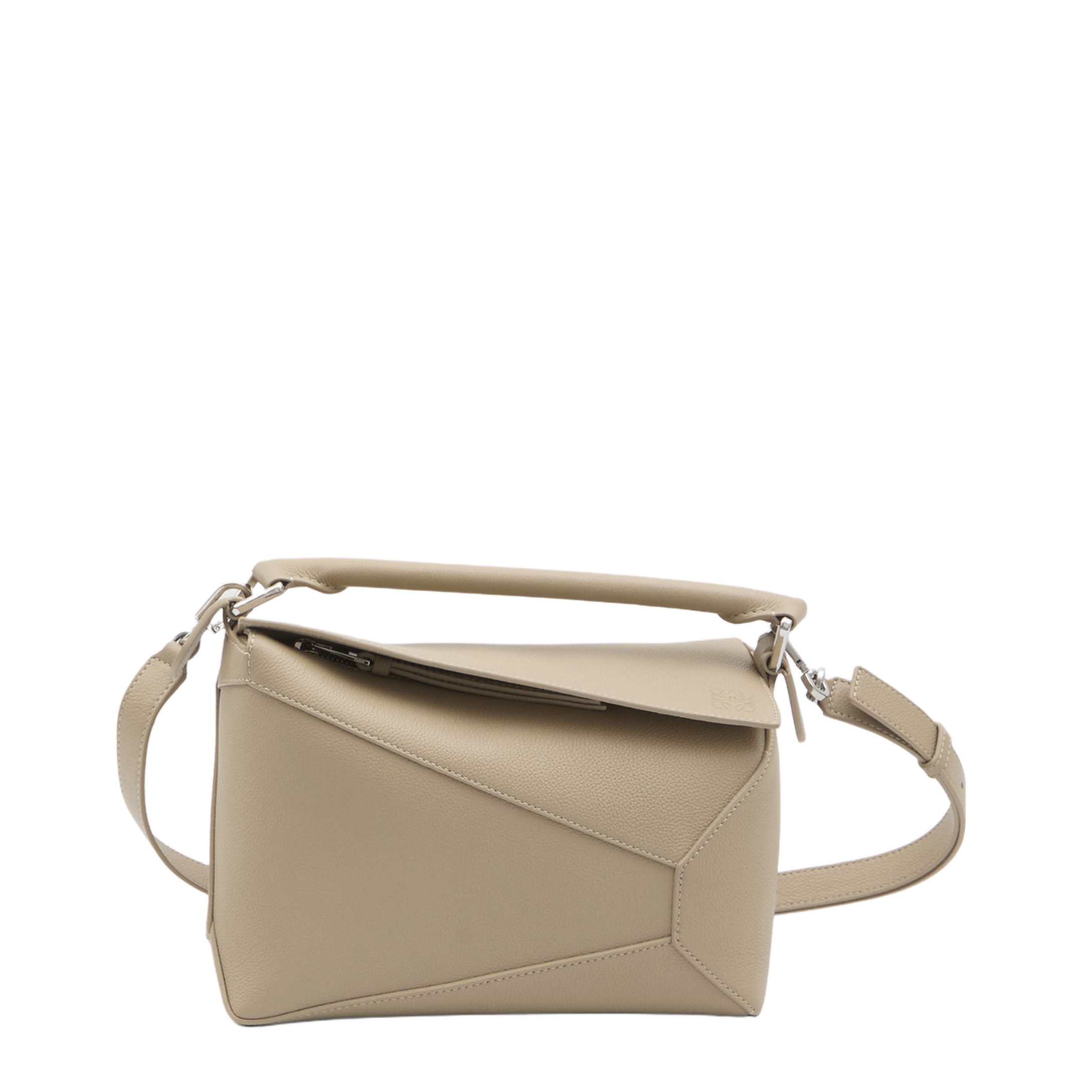 Puzzle Edge Small Leather Handbag - Image 1